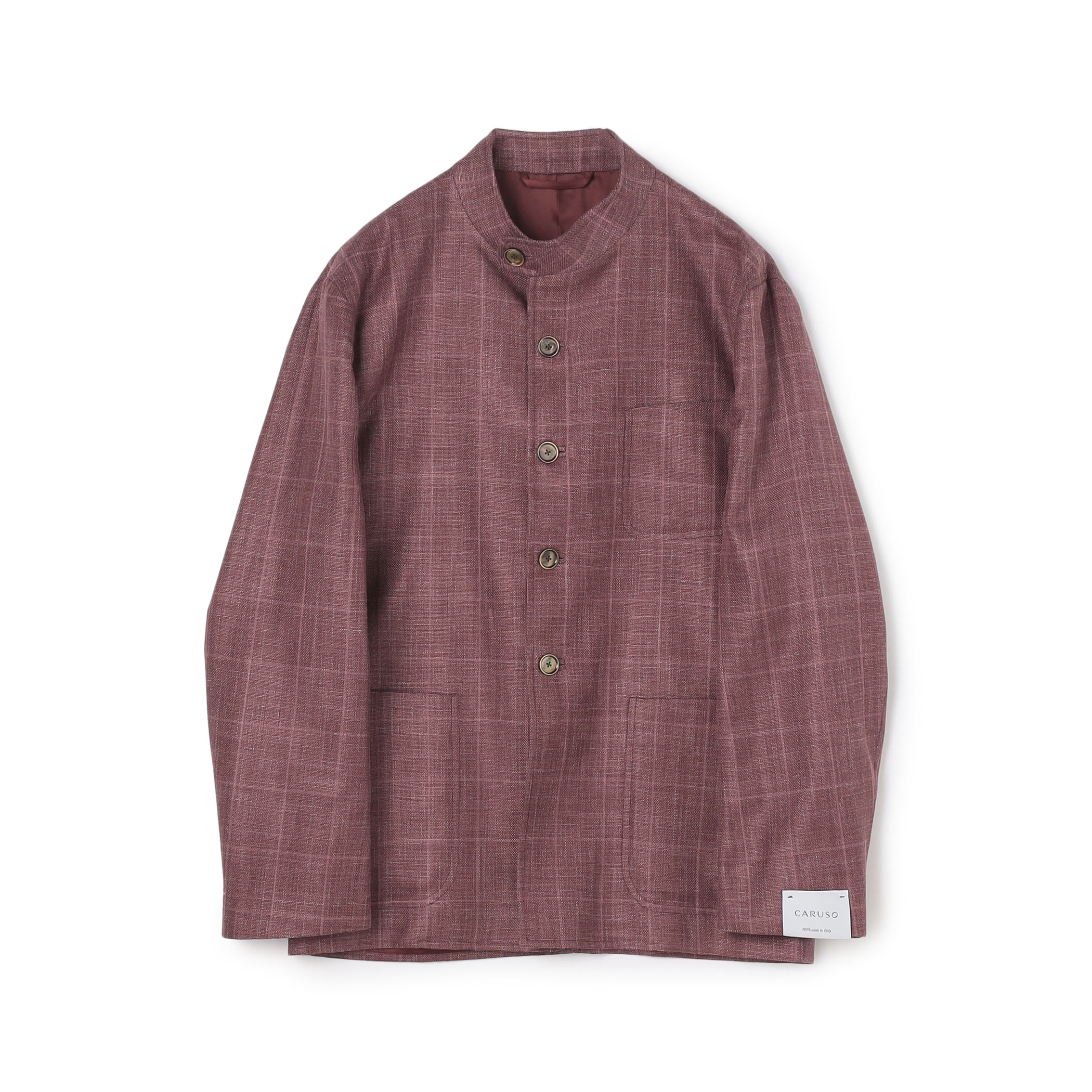 【別注】CARUSO ウールシルクリネン フォレスティエールジャケット