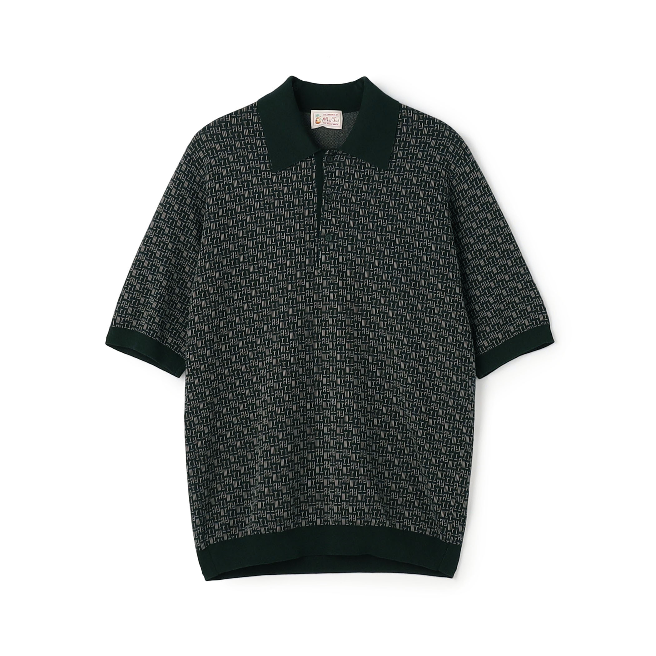 Mai Tai オリジナルモノグラム ニットポロシャツ