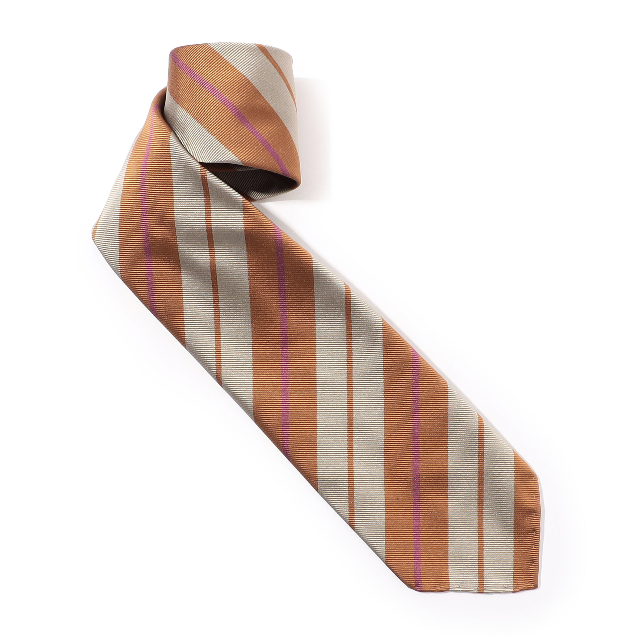 LE LYS シルクレジメンタルストライプネクタイ