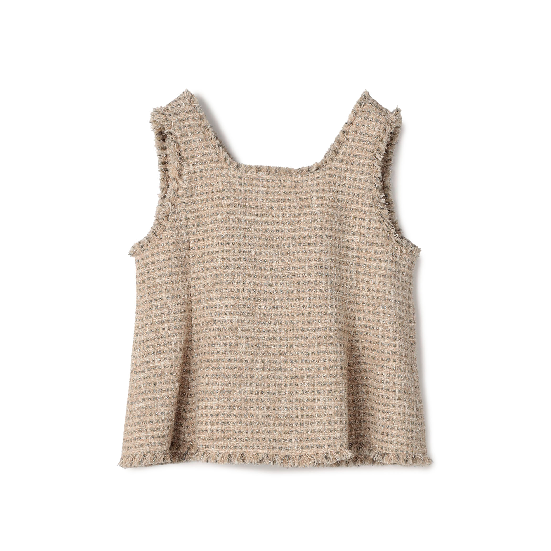 【WEB先行予約】ぺぺローニツイード 2-wayフレアトップス