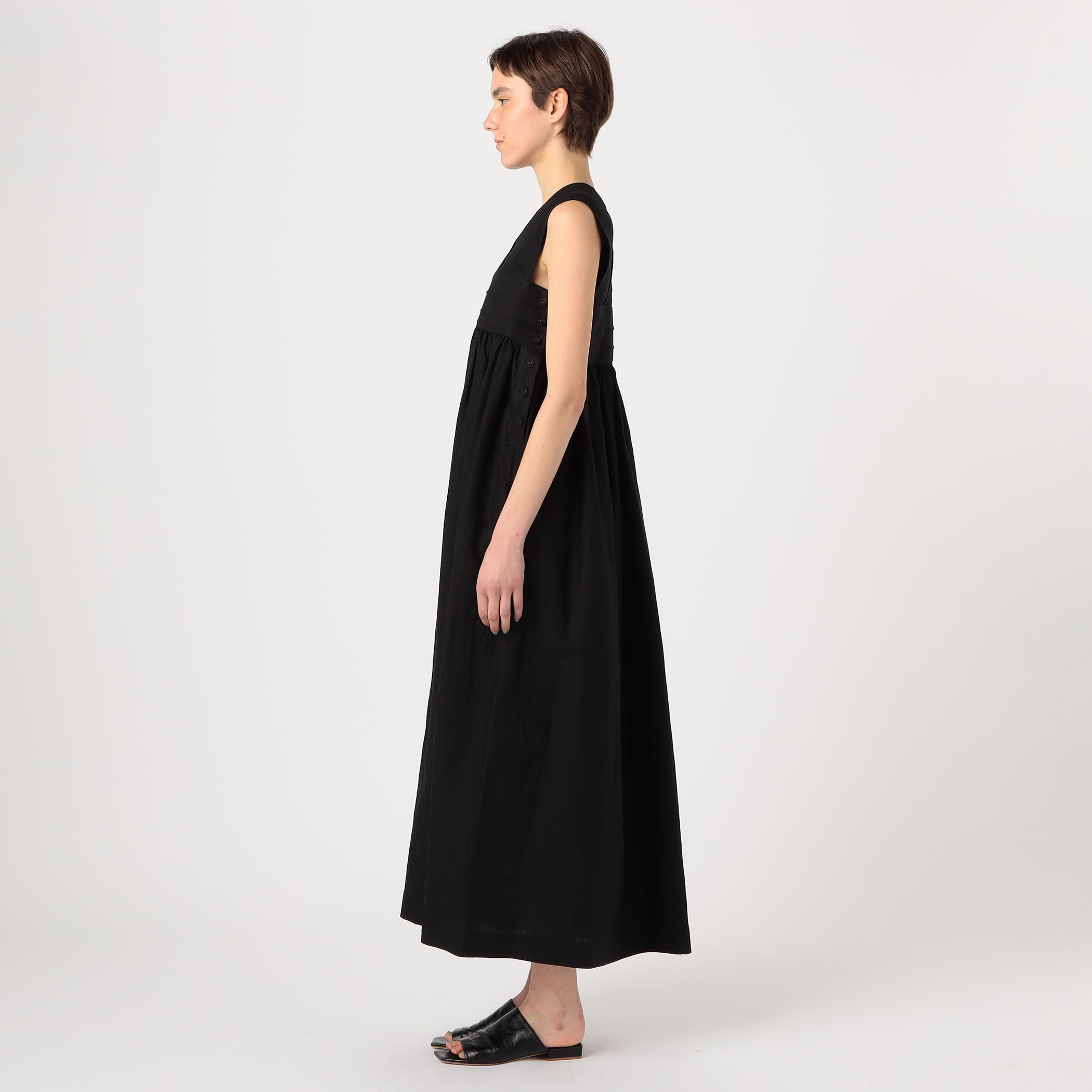 HYKE LINEN SHORT SLEEVE MAXI DRESS – COLDBECK ONLINE