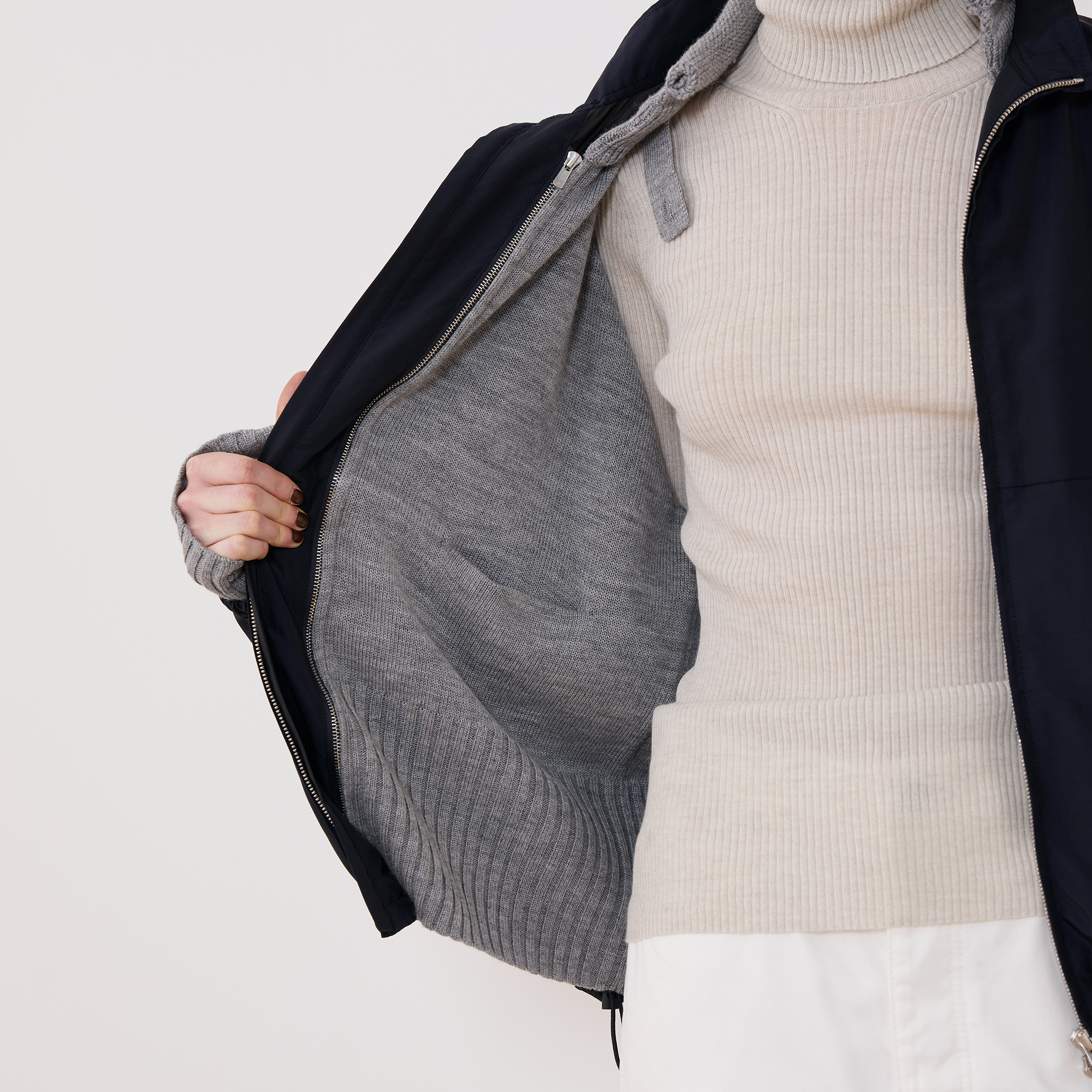 ナイロンシルクタフタ トラックジャケット｜トゥモローランド 公式通販