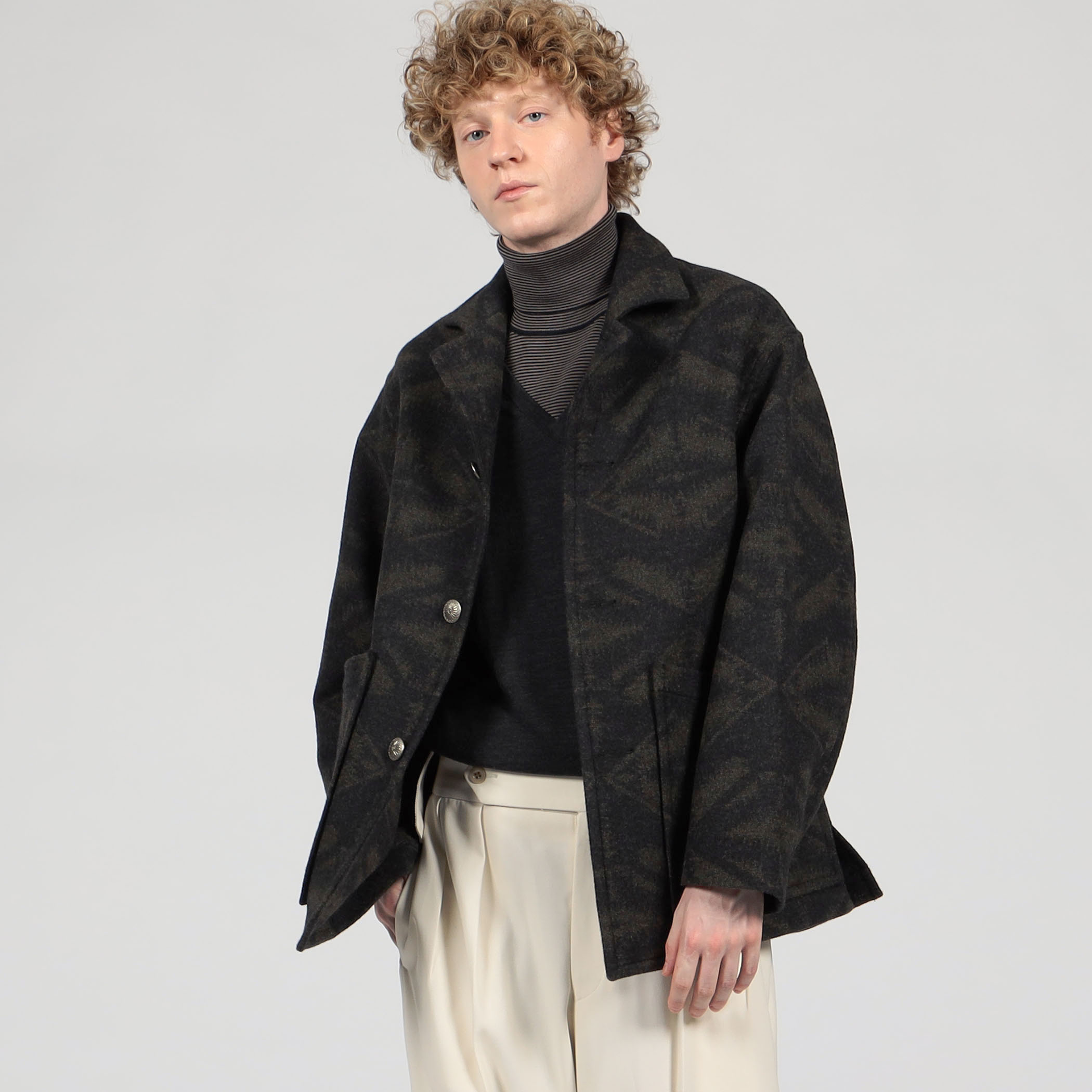 ニ*フ様 Pendleton 186cm x 165cm 大判ウールブランケット 70s USA製 ペンドルトン 大判 ウール ブランケット