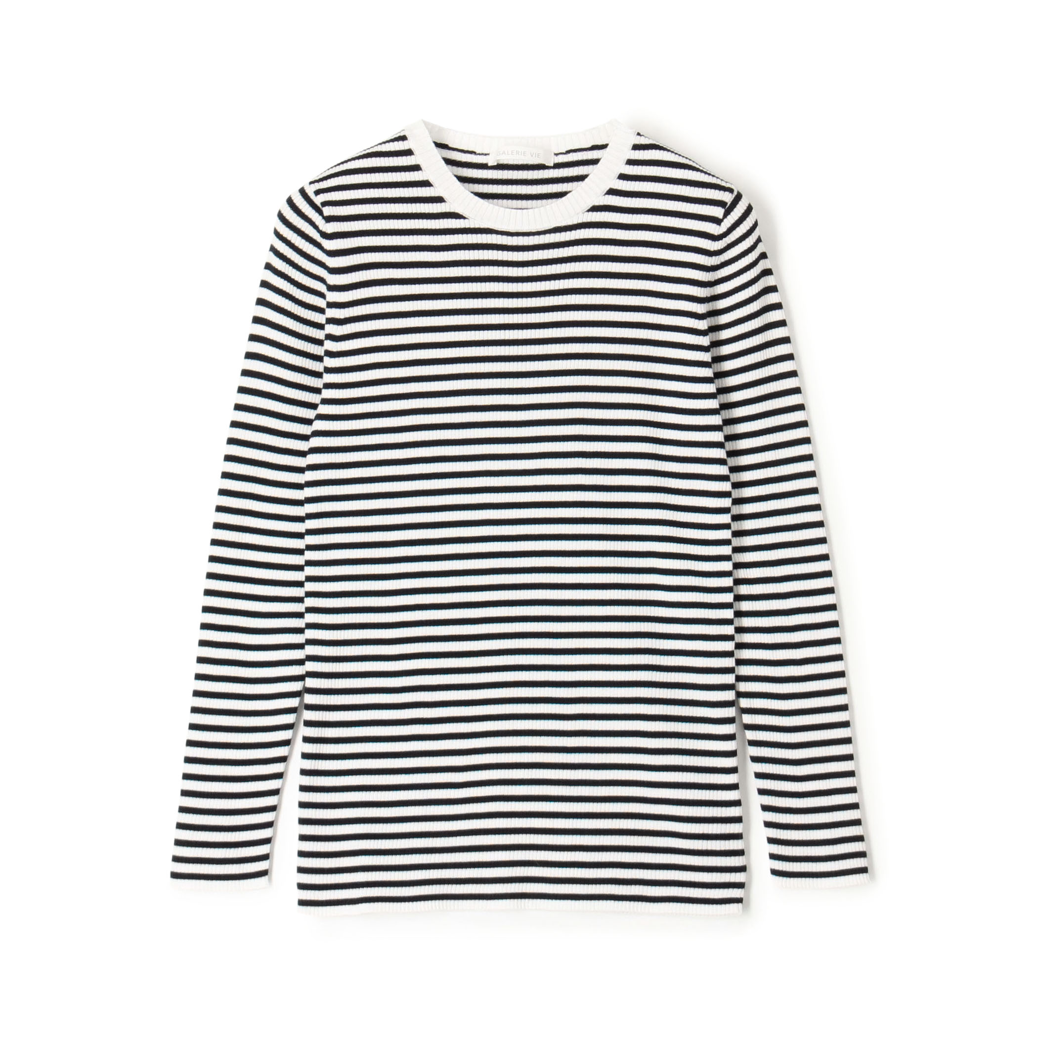 ギザコットンリブ クルーネックプルオーバー