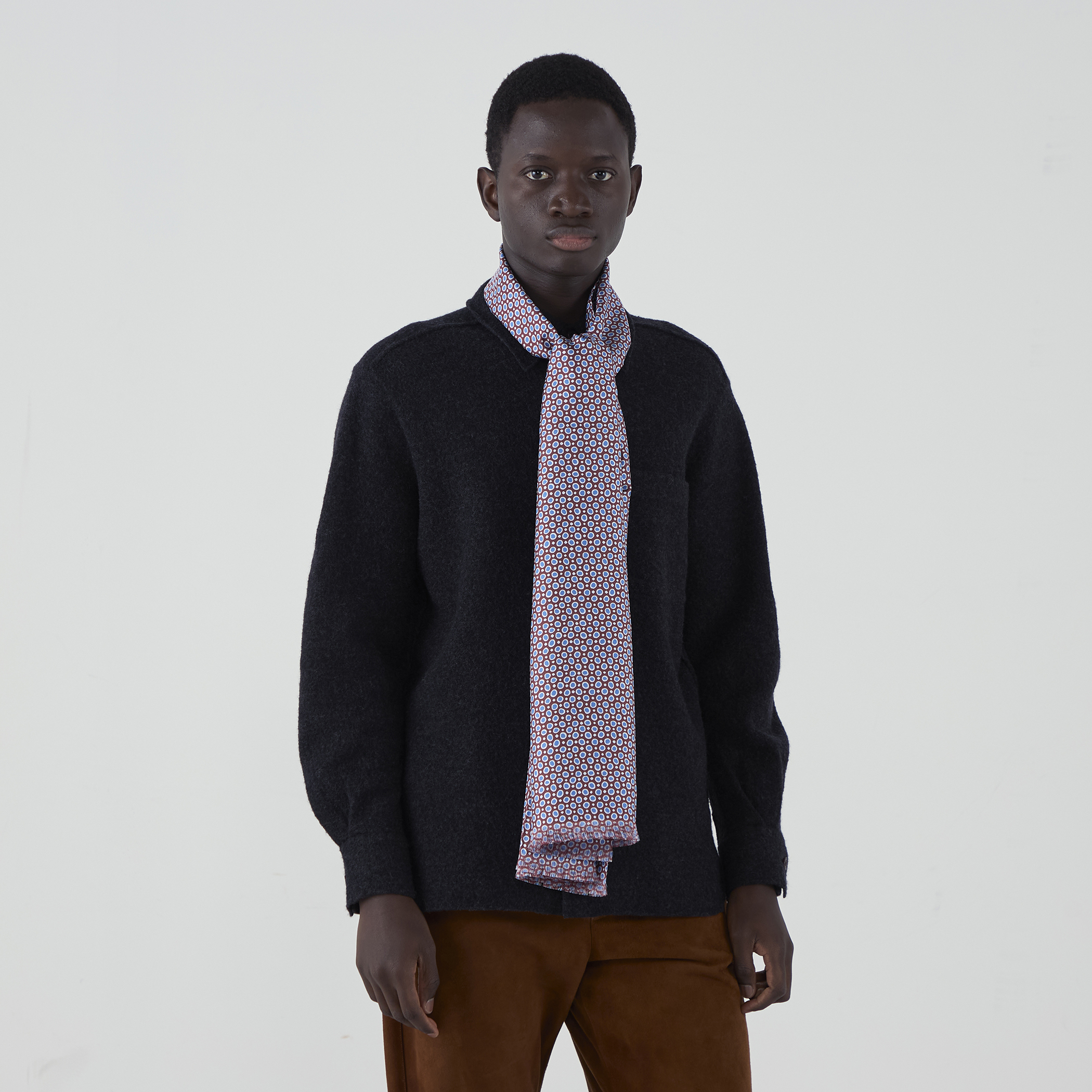 ウール フェルト ニットシャツ｜トゥモローランド 公式通販