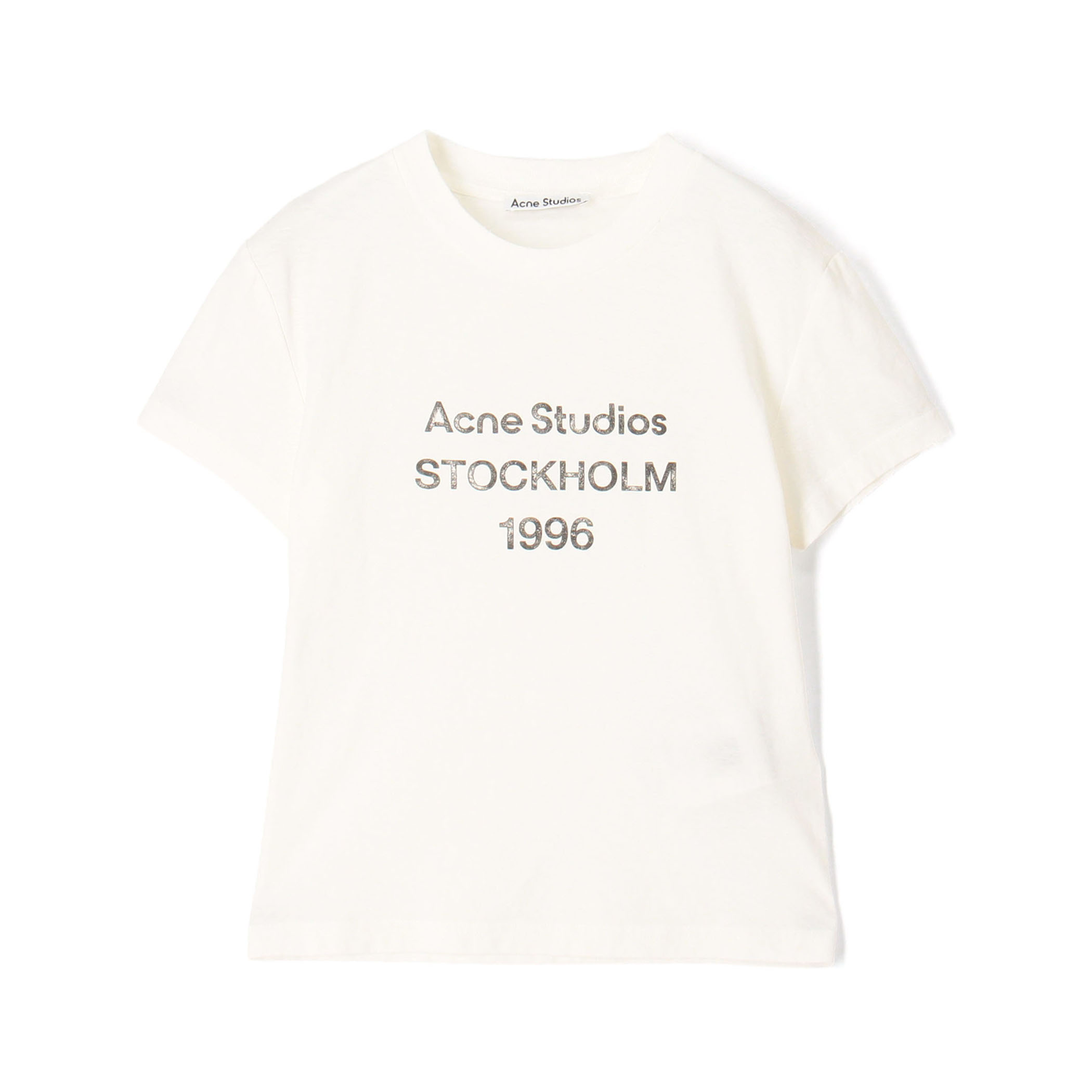 Acne Studios コットンリネン ロゴTシャツ