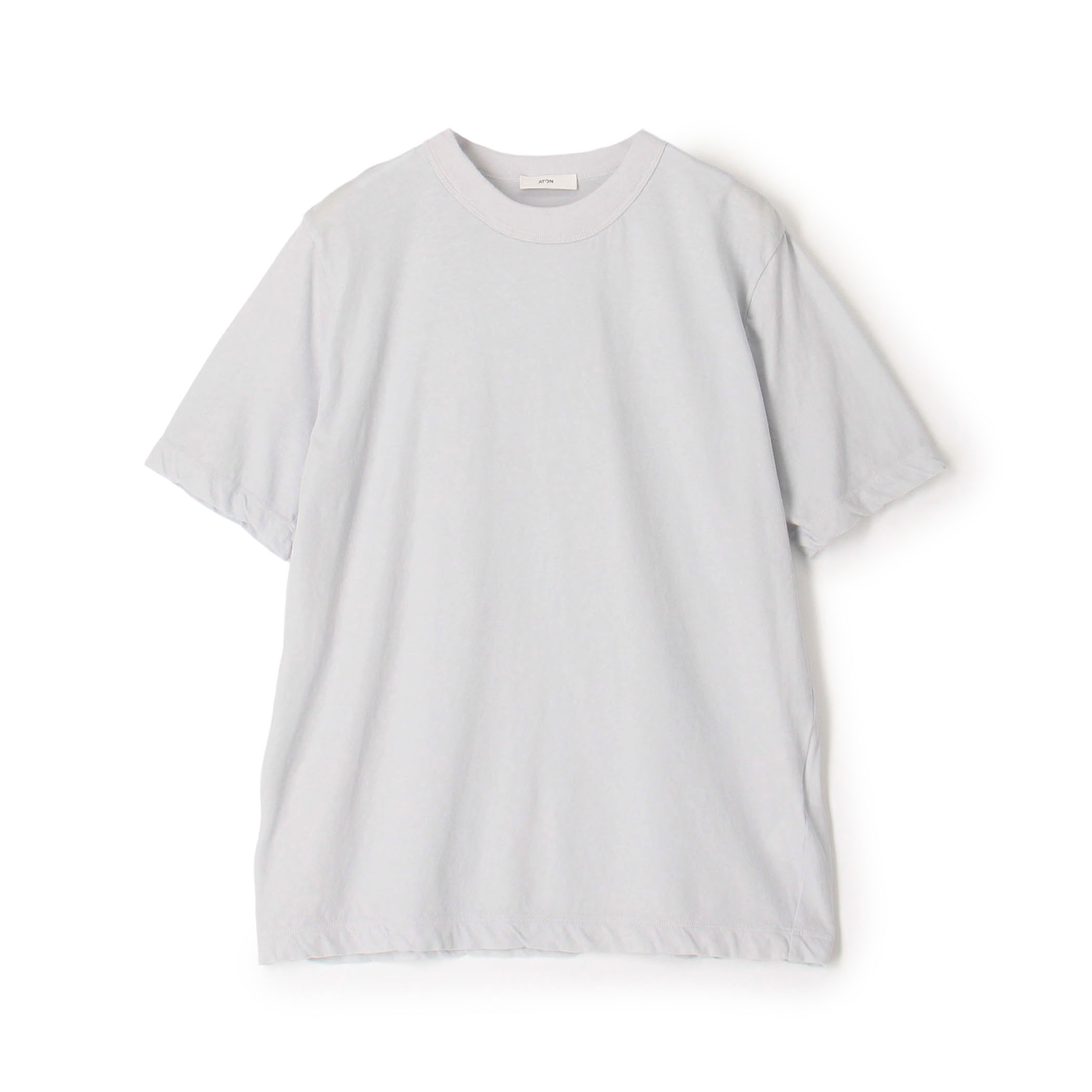 ATON FRESCA SINGLE JERSEY STANDARD ハーフスリーブプルオーバー