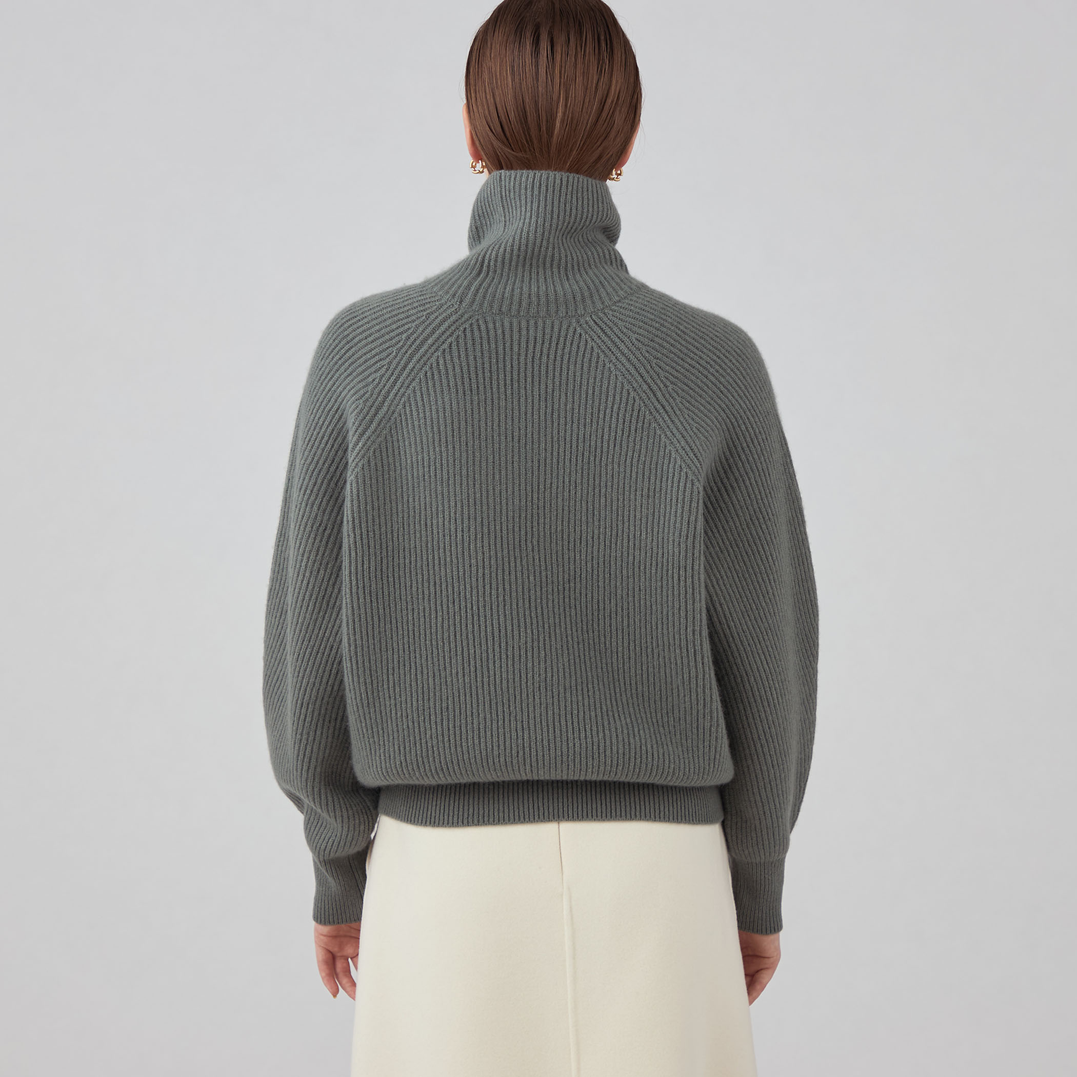 TOMORROWLAND ウールカシミヤ ハイネックプルオーバー S グレー セール】 ウールカシミヤ ハイネックプルオーバー （ニット・セーター