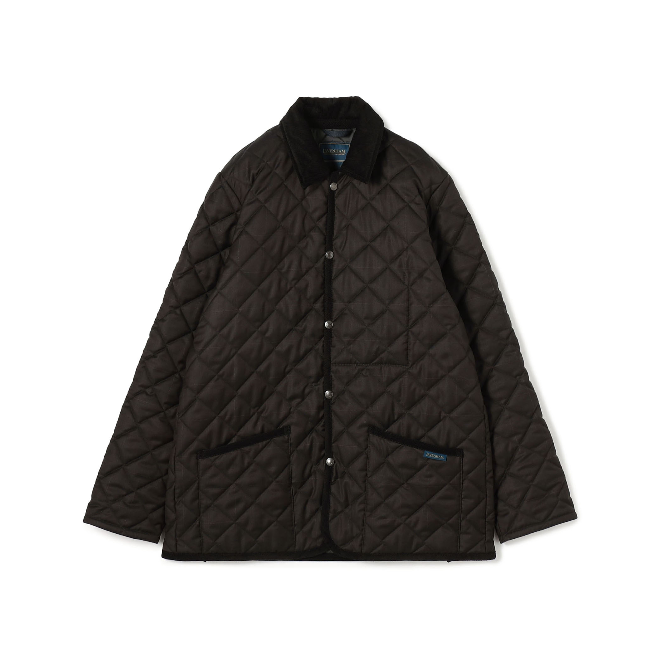 【別注】LAVENHAM DENHAM ウールキルティングブルゾン V.B.CANONICO