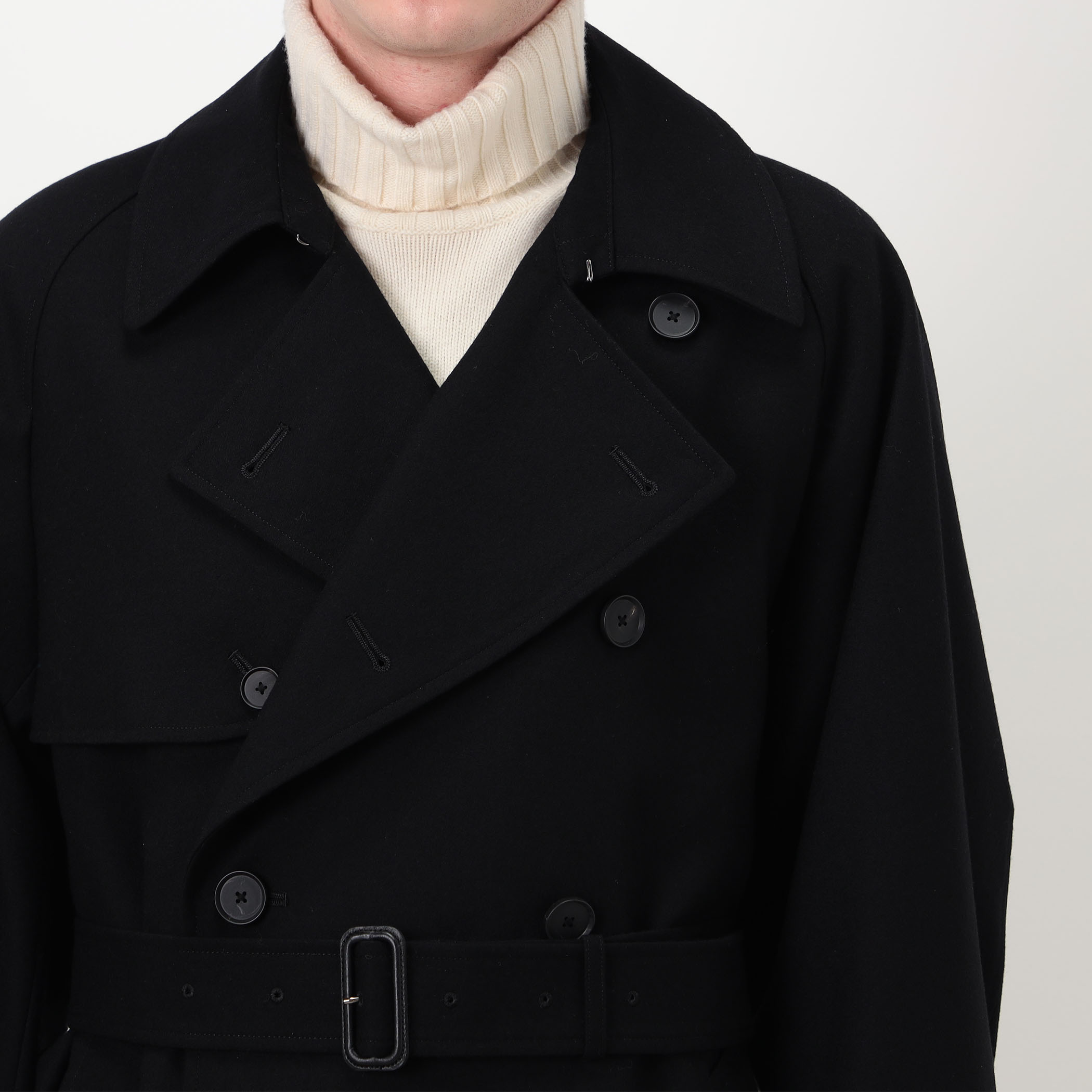 別注】The CLASIK TRENCH COAT ウールフランネルトレンチコート