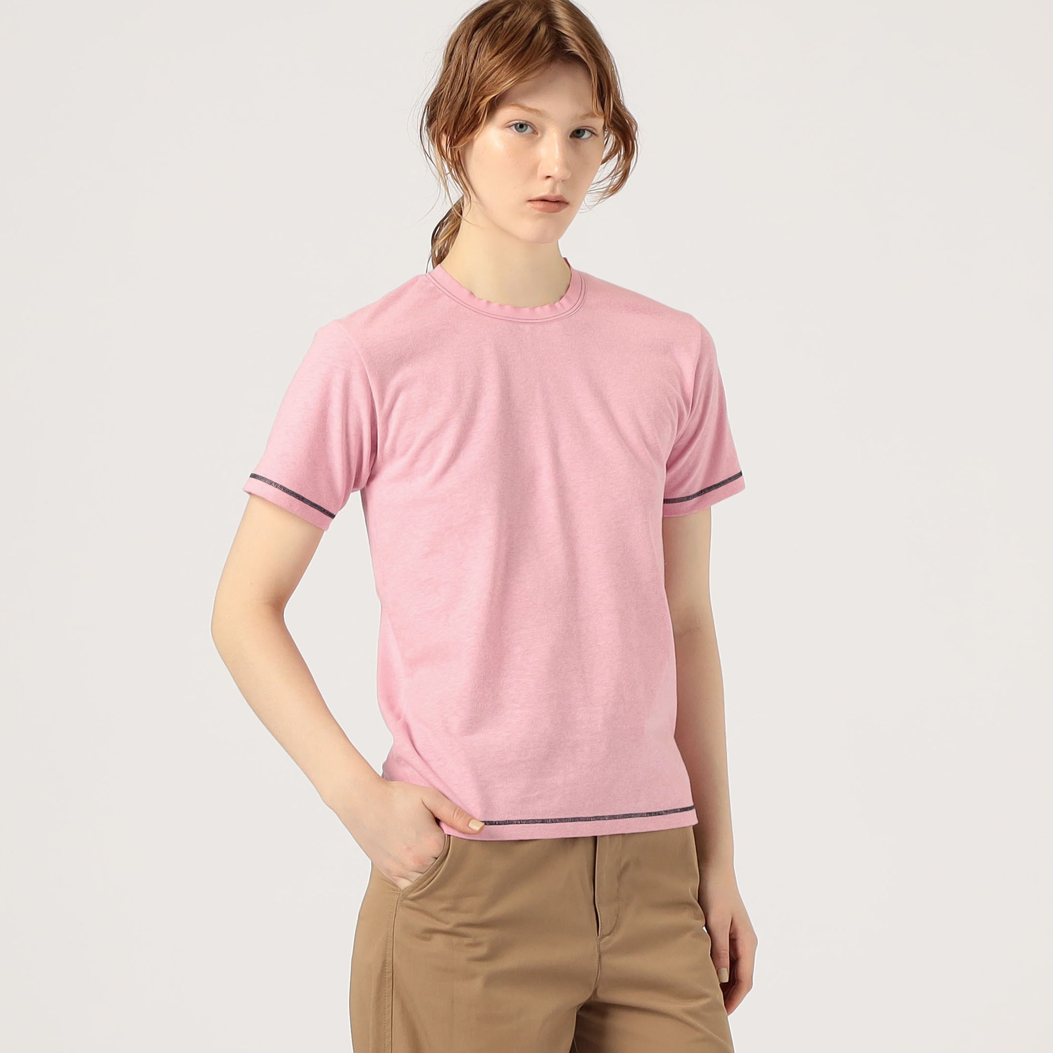 値下げ　SUPERAMARKET別注　OVERNEATH バイカラーTシャツ 値下げ SUPERAMARKET別注 OVERNEATH バイカラーTシャツ - メルカリ