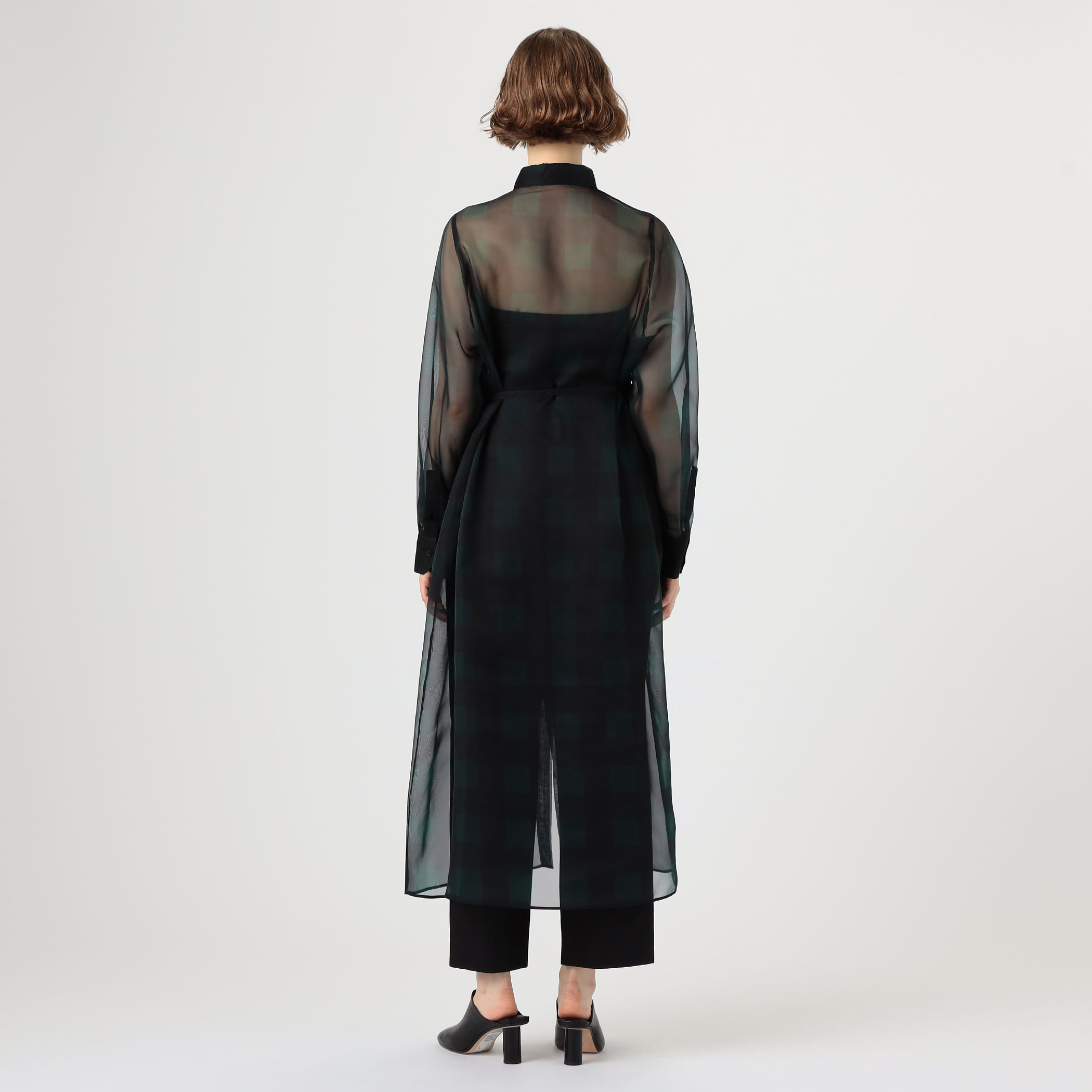 HYKE SHEER PLAID DRESS｜トゥモローランド 公式通販