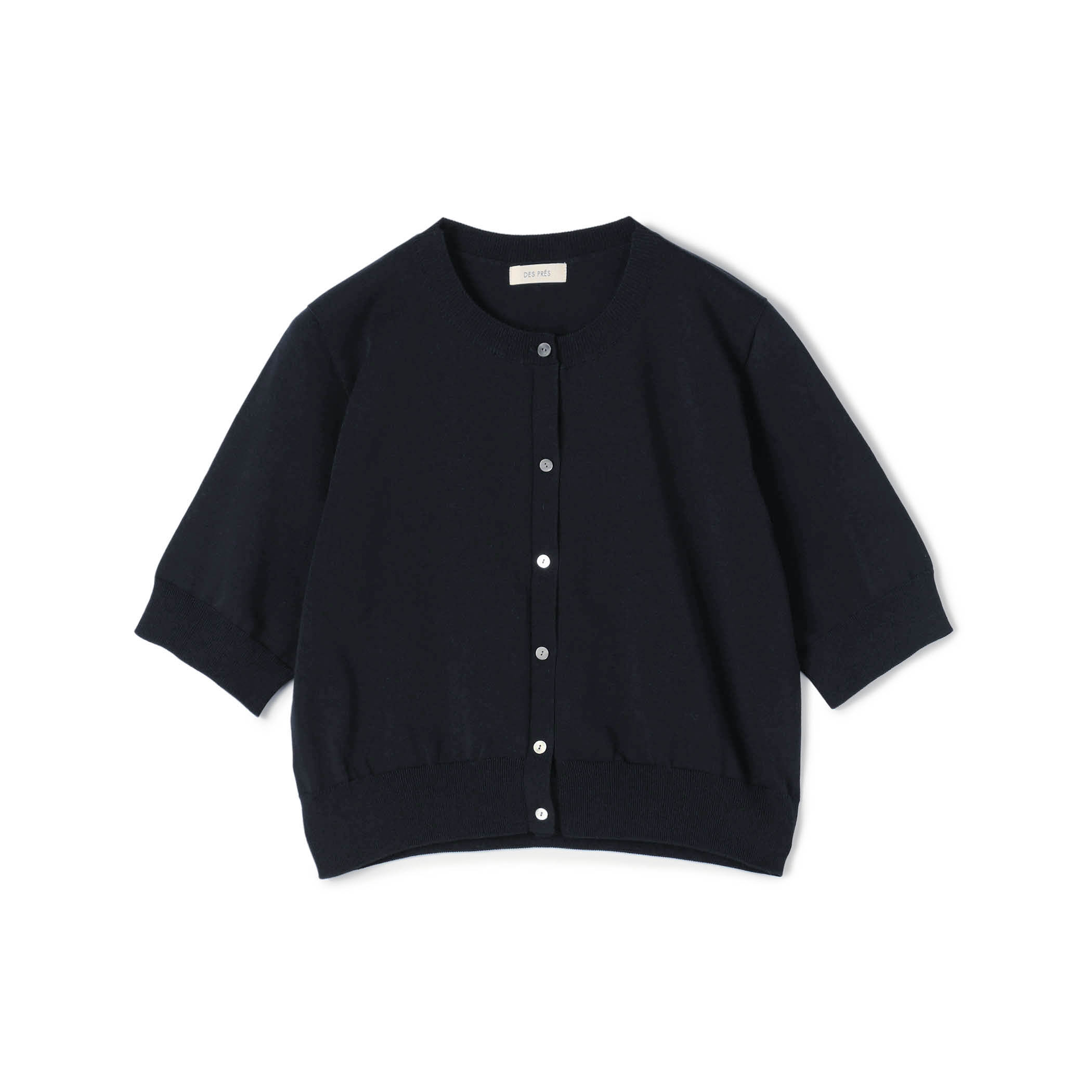 【WEB先行予約】ドライコットン ハーフスリーブカーディガン