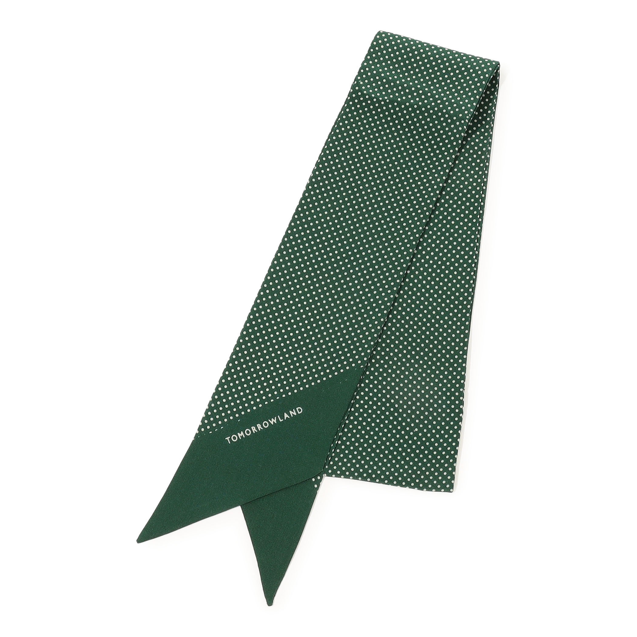 TOMORROWLAND MADE IN ITALY シルク ドットスカーフ