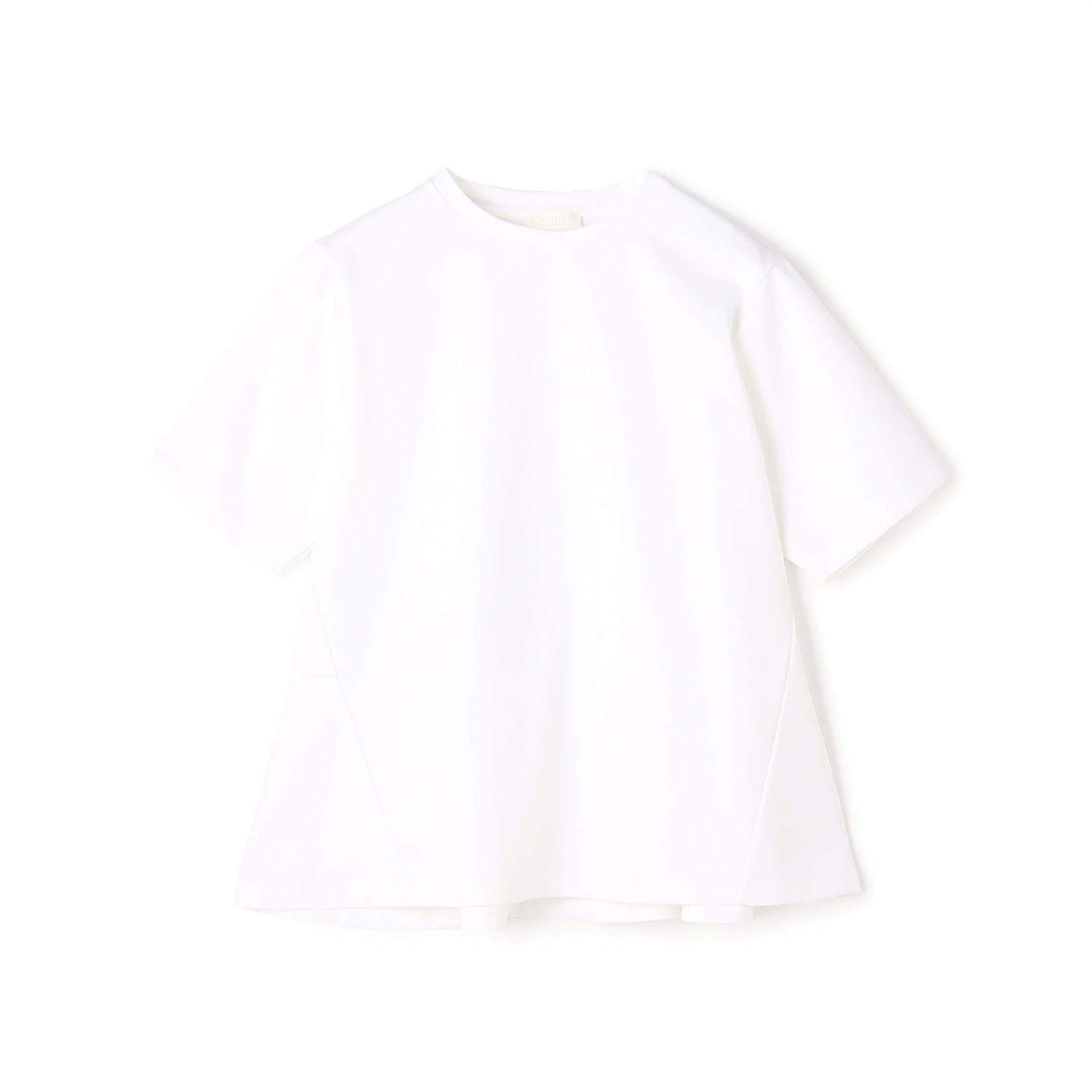 スーピマモクロディ ペプラムTシャツ