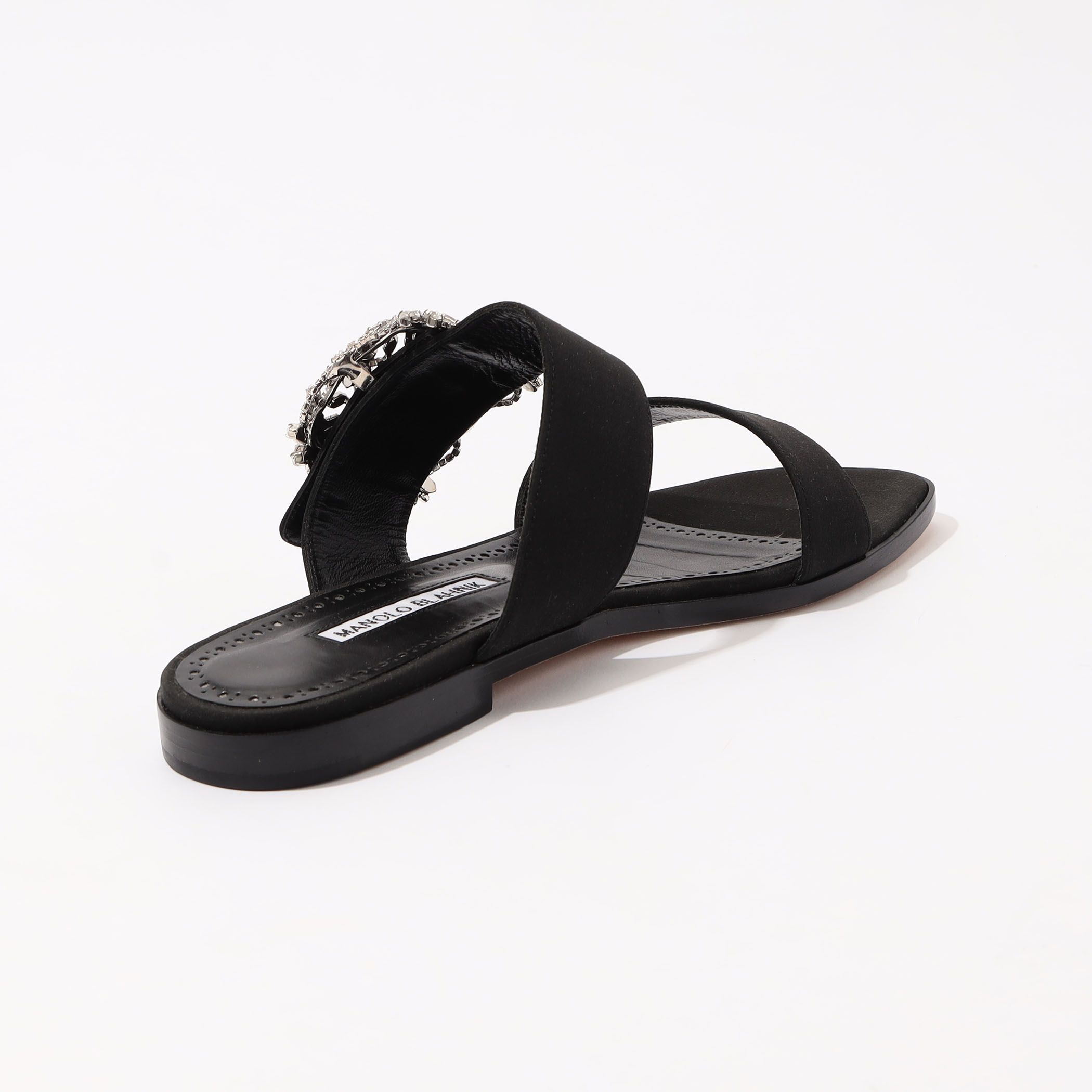 MANOLO BLAHNIK フラットサンダル　37 MANOLO BLAHNIK TITUBAFLAT_JEWEL フラットサンダル｜トゥモローランド