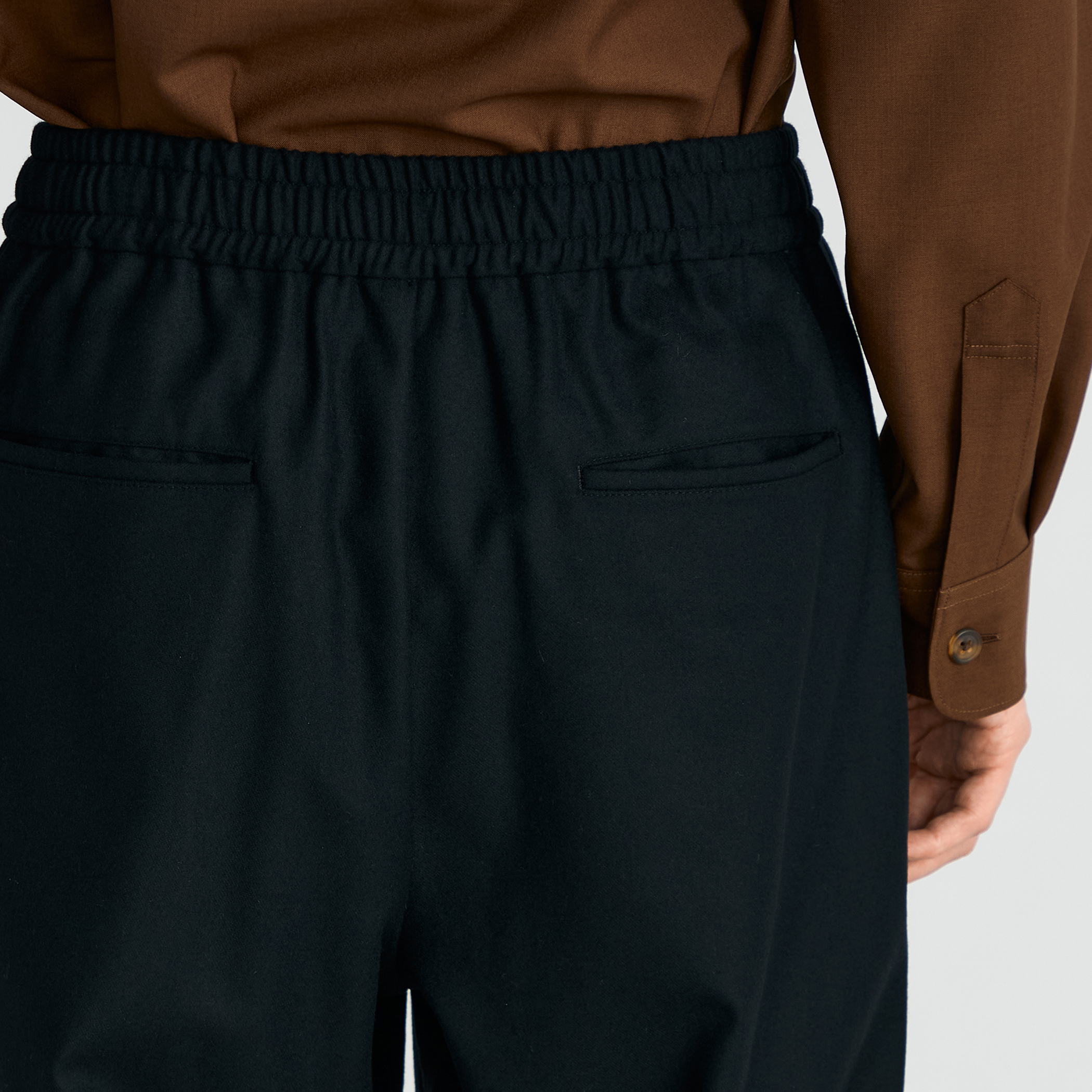 Super120's カレッジフラノ イージーパンツ｜トゥモローランド 公式通販