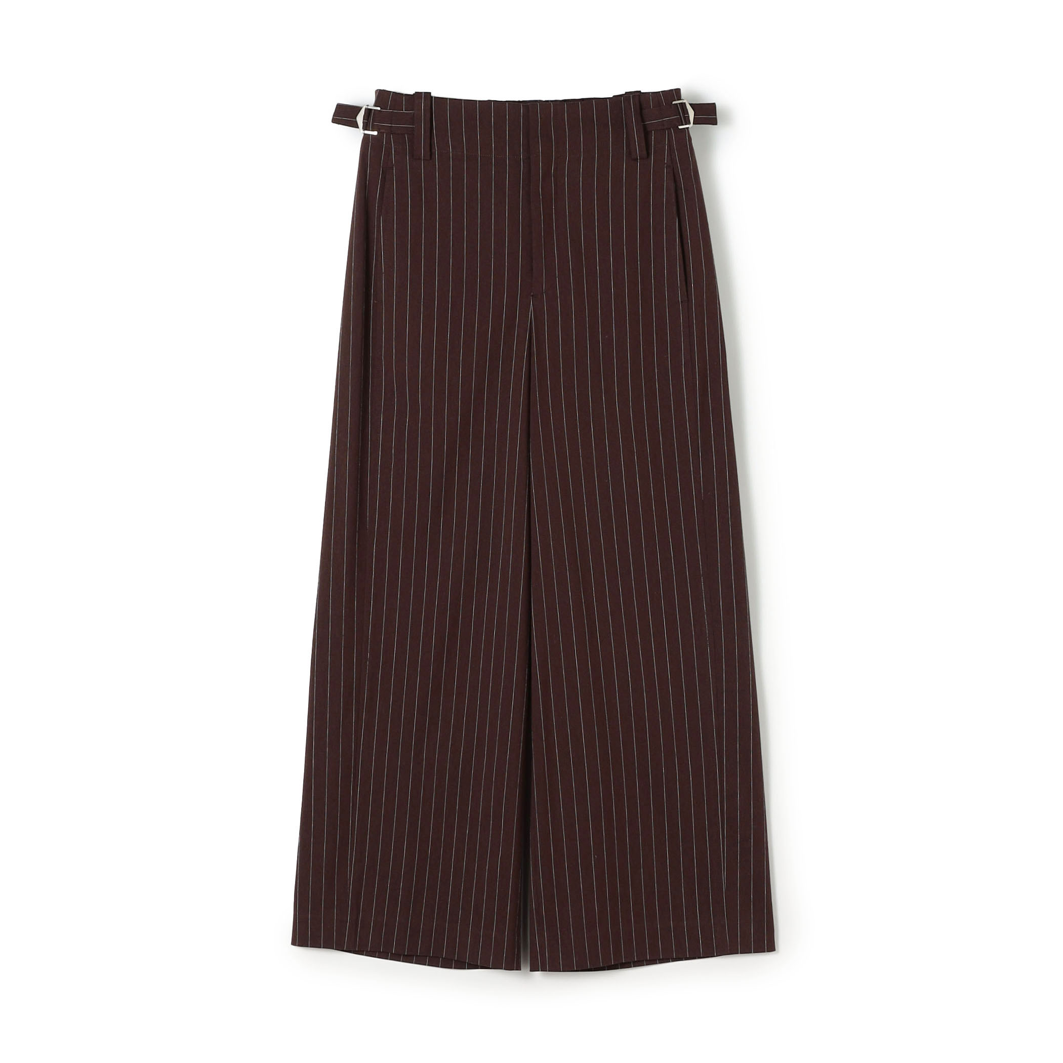 ナチュラルスラブストレッチ セミワイドパンツ