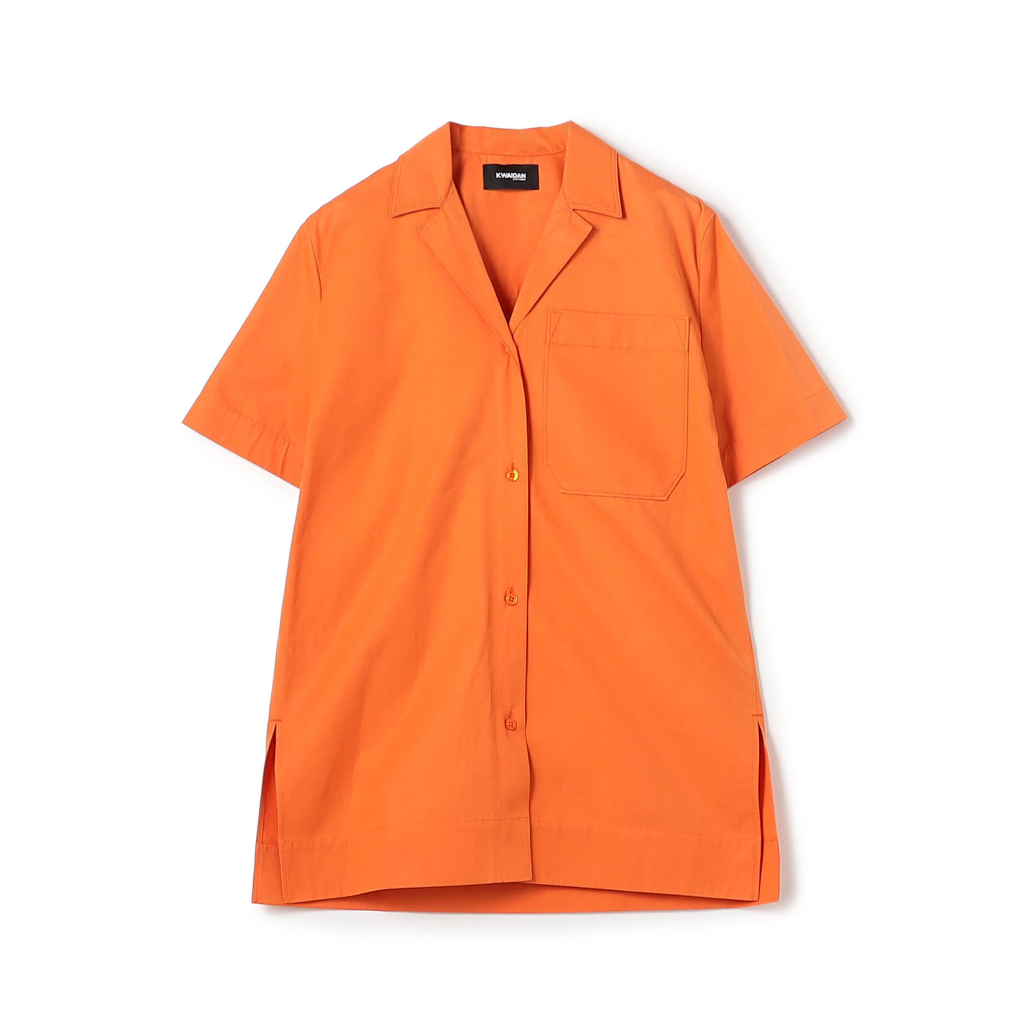 KWAIDAN EDITIONS POPLIN UNFORM SHORTS オープンカラーシャツ