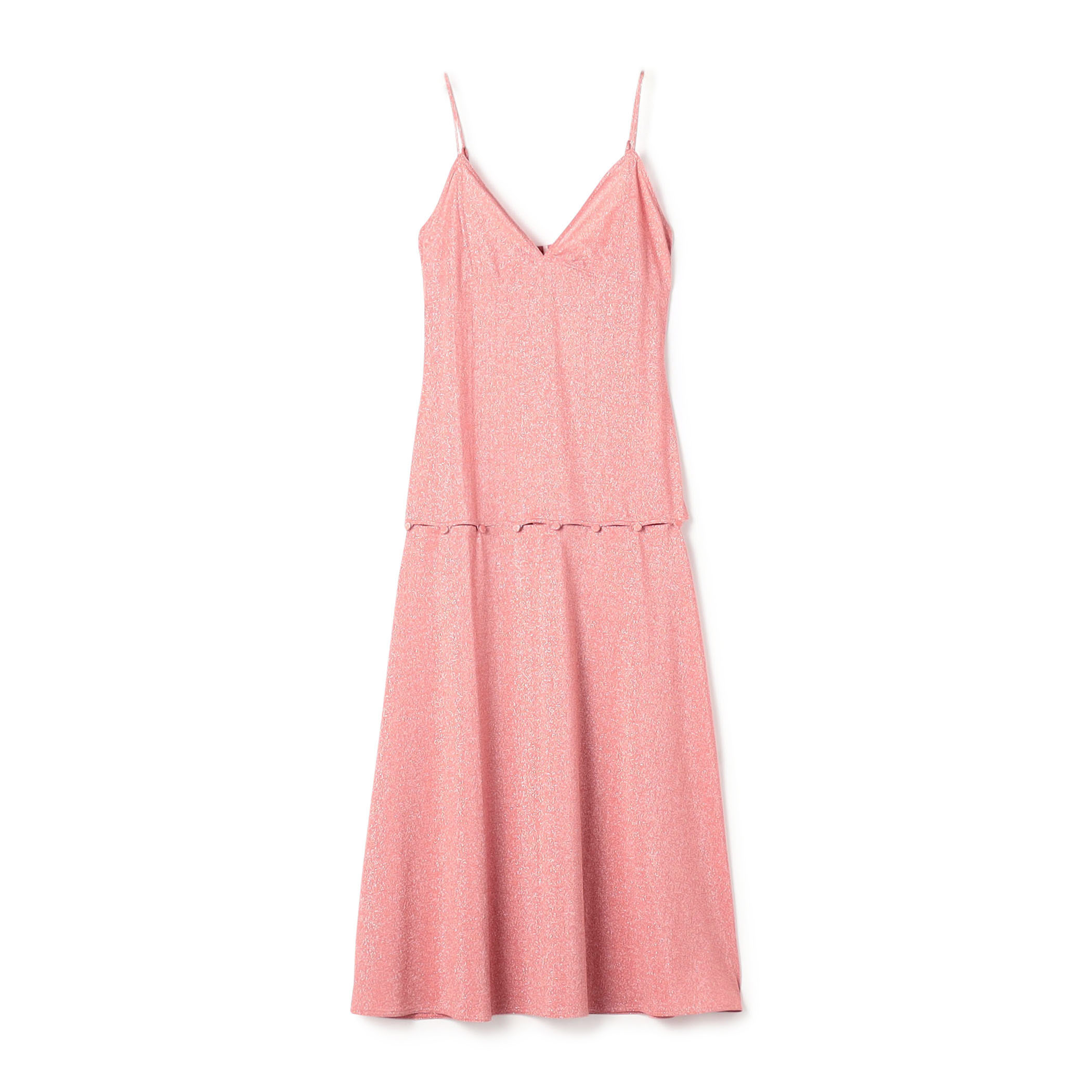 KANAKO SAKAI METALLIC SLIP DRESS