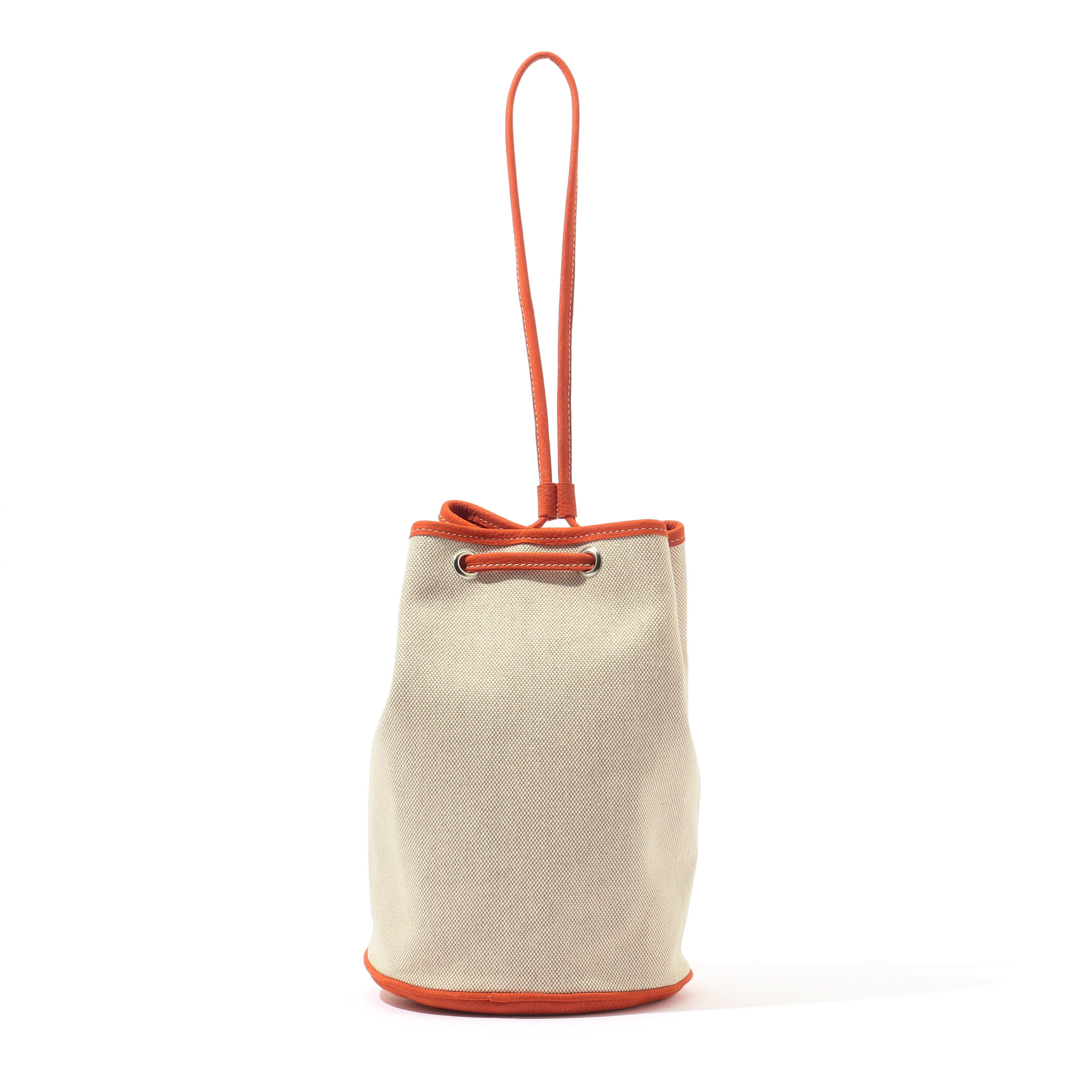 【別注】Charles et Charlus  Escala ヌバックキャンバスコンビ 巾着バッグ