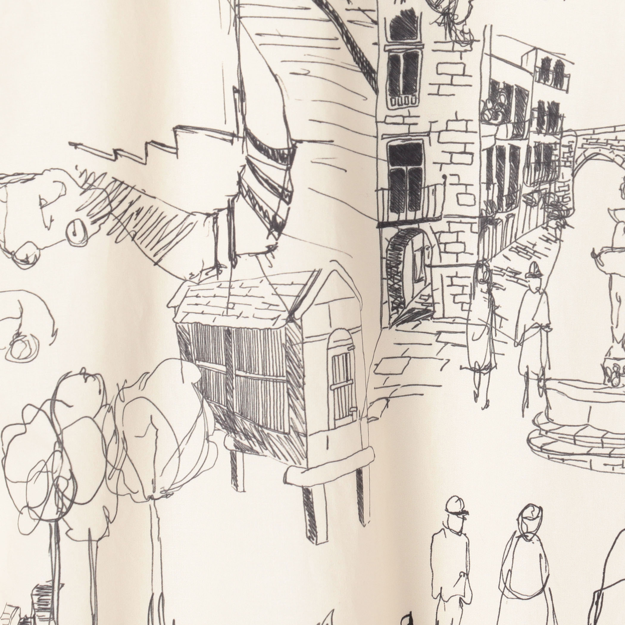 グリーンスケーププリント ノースリーブブラウス｜トゥモローランド