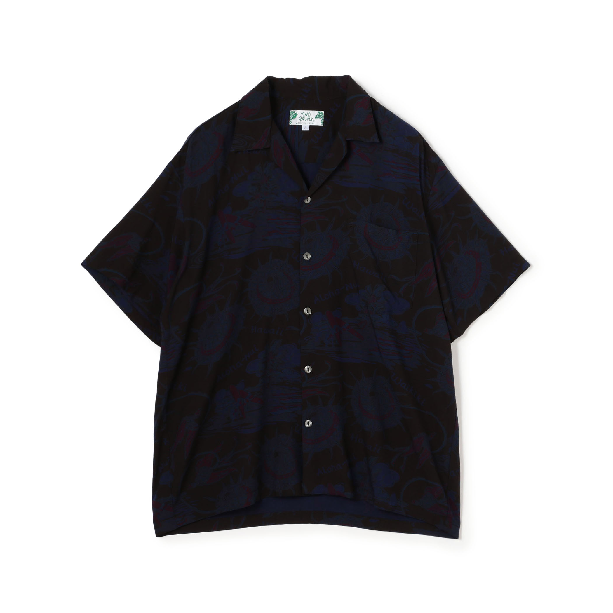 【別注】TWO PALMS レーヨン アロハシャツ