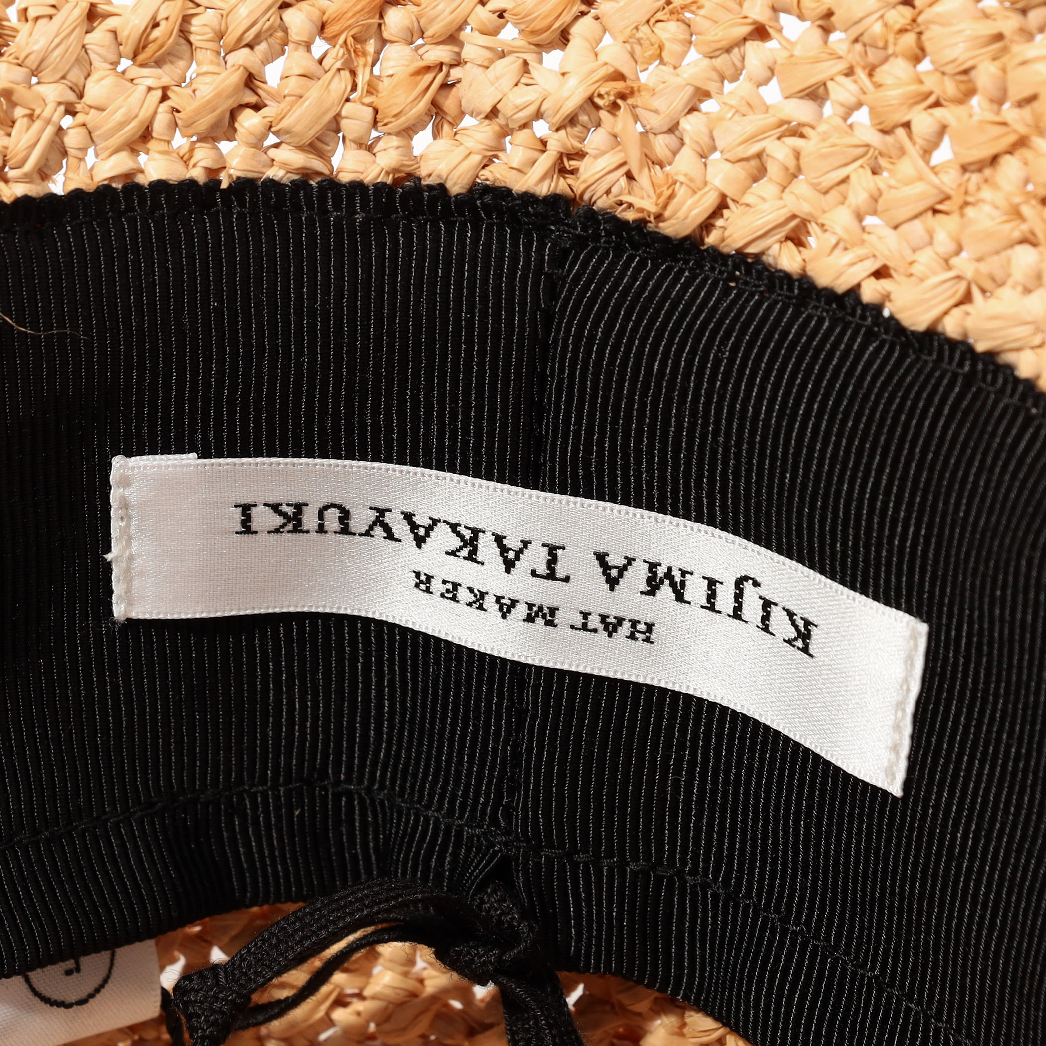 KIJIMA TAKAYUKI RAFFIA BOWLER HAT ラフィアハット｜トゥモローランド