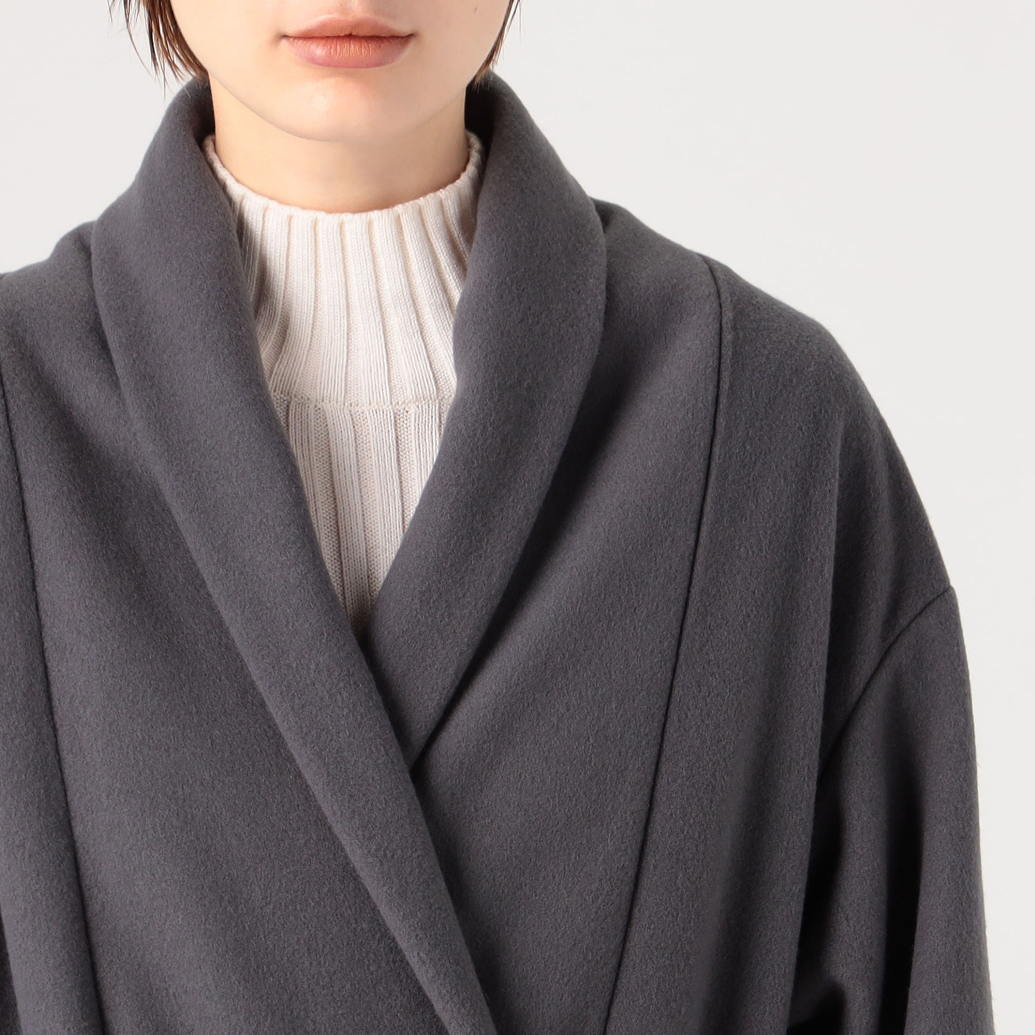 別注】ATON GOWN HEAVY ROYAL FLEECE コート｜トゥモローランド 公式通販