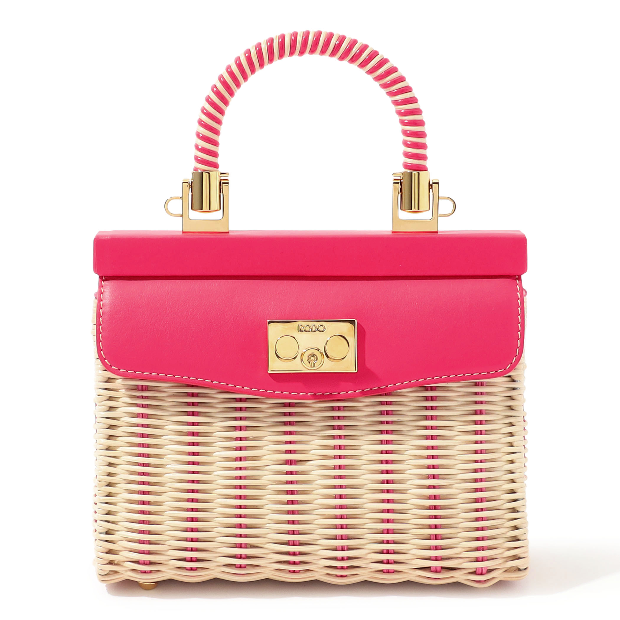 RODO BICOLOR RATTAN バッグ