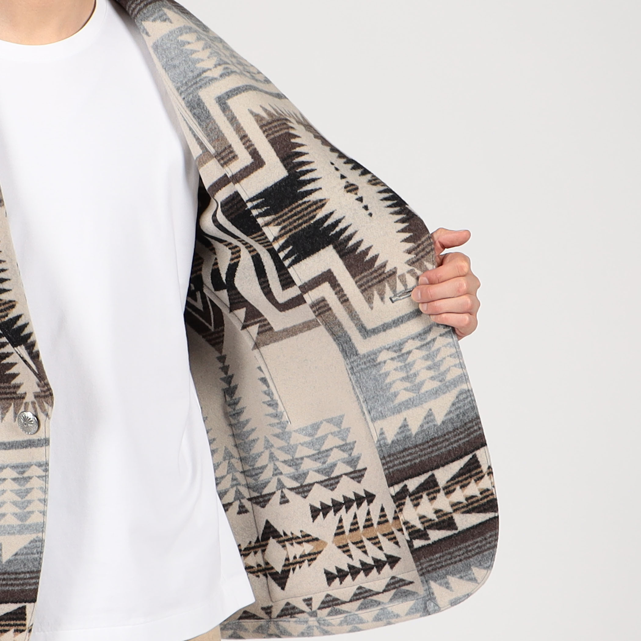 別注】PENDLETON ウールコットン ショールカラージャケット