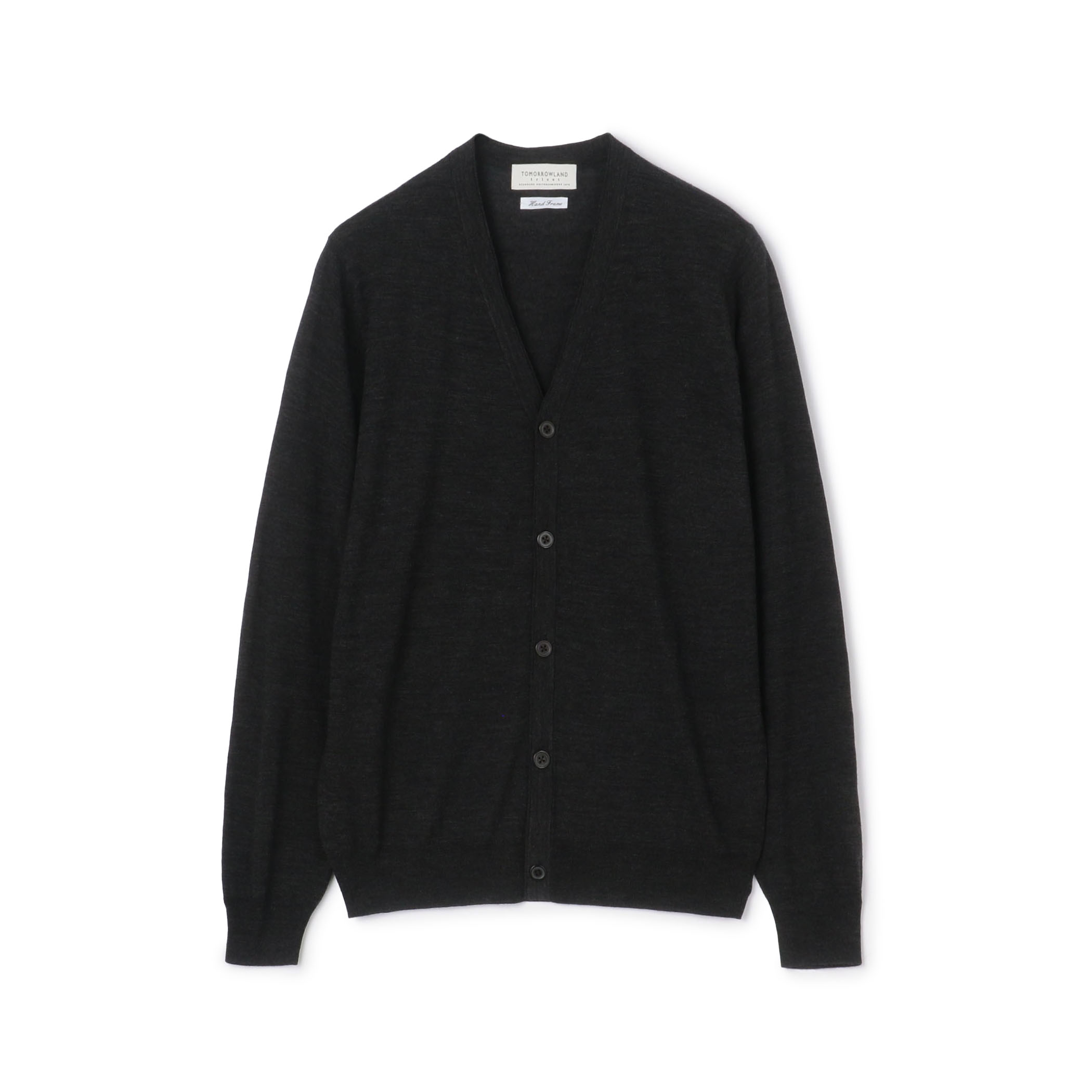 TOMORROWLAND tricot スーパーファインメリノウール Vネックカーディガン S-WOOL