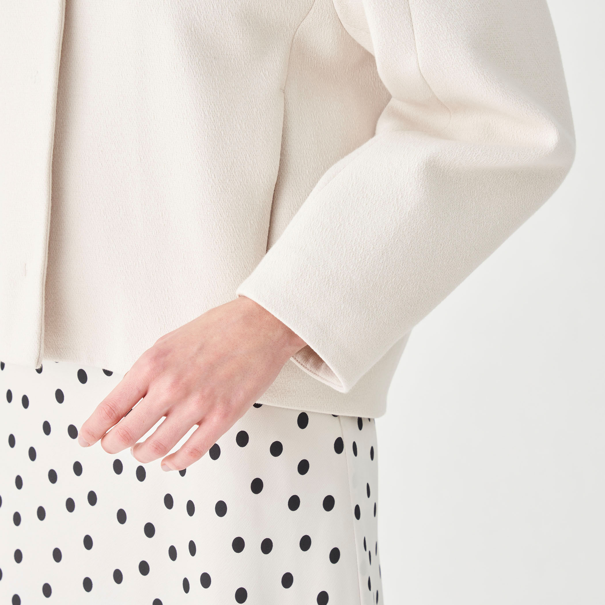 【美品】Ballsey ブリスタジャージーコクーンスリーブブルゾン ブリスタジャージー コクーンスリーブブルゾン