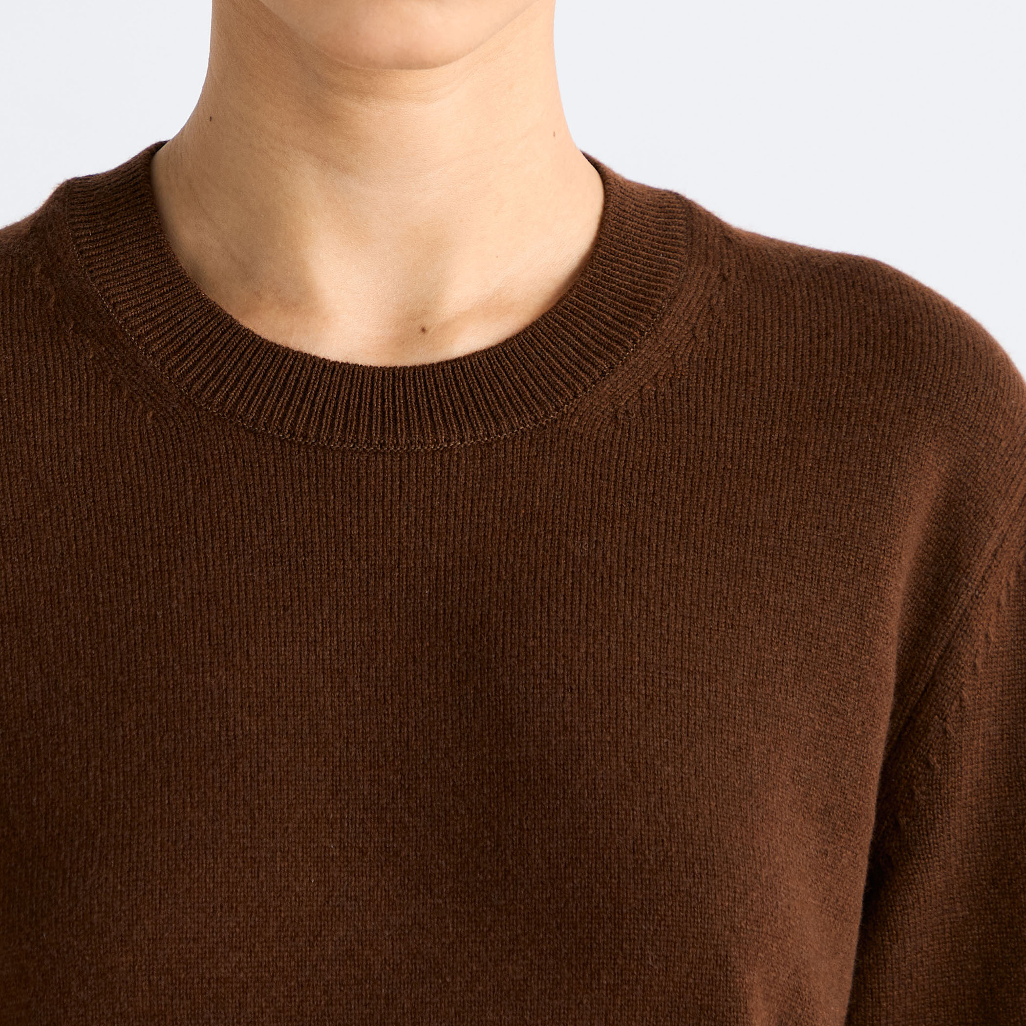 エクストラファインウール クルーネックプルオーバー