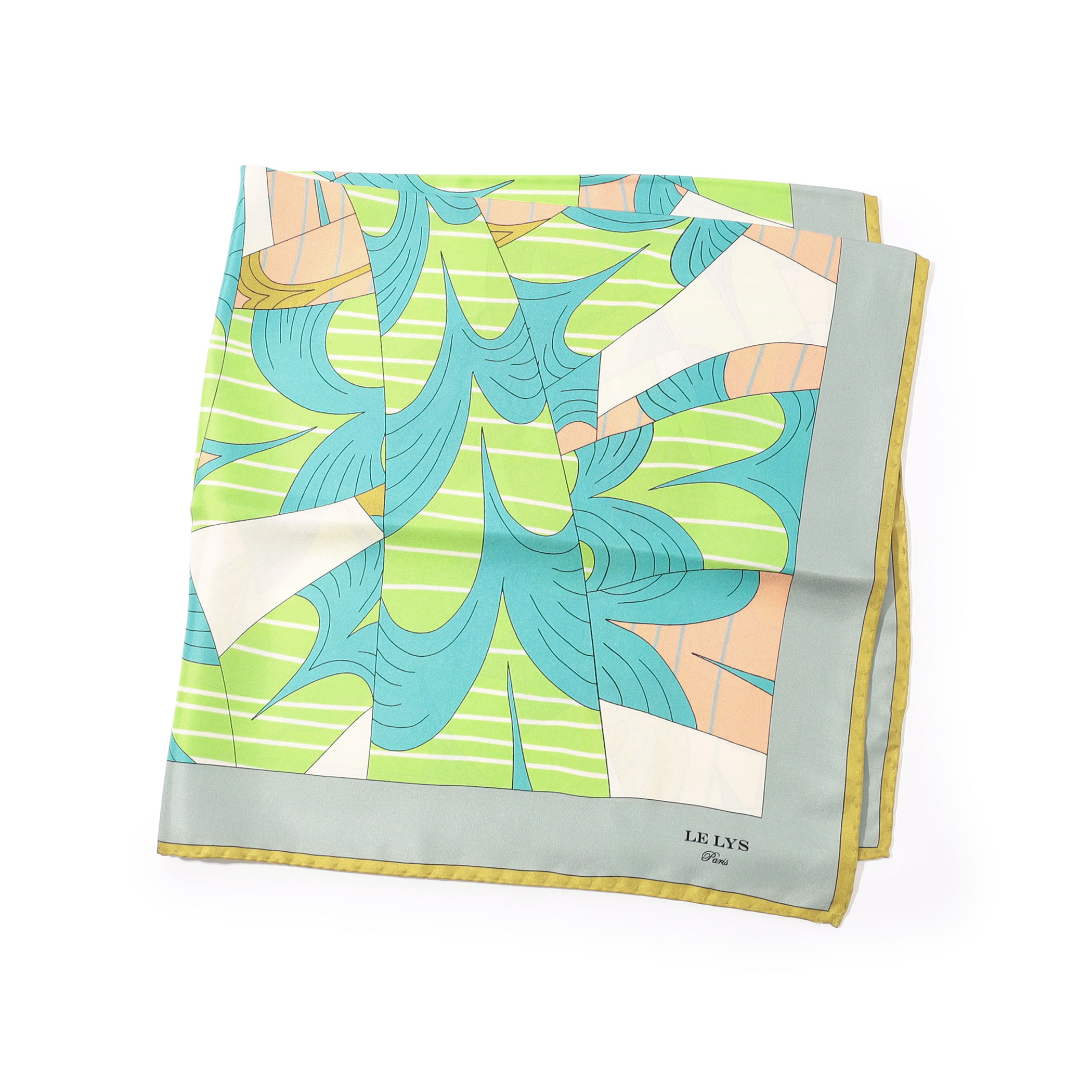 LE LYS シルク プリントスカーフ