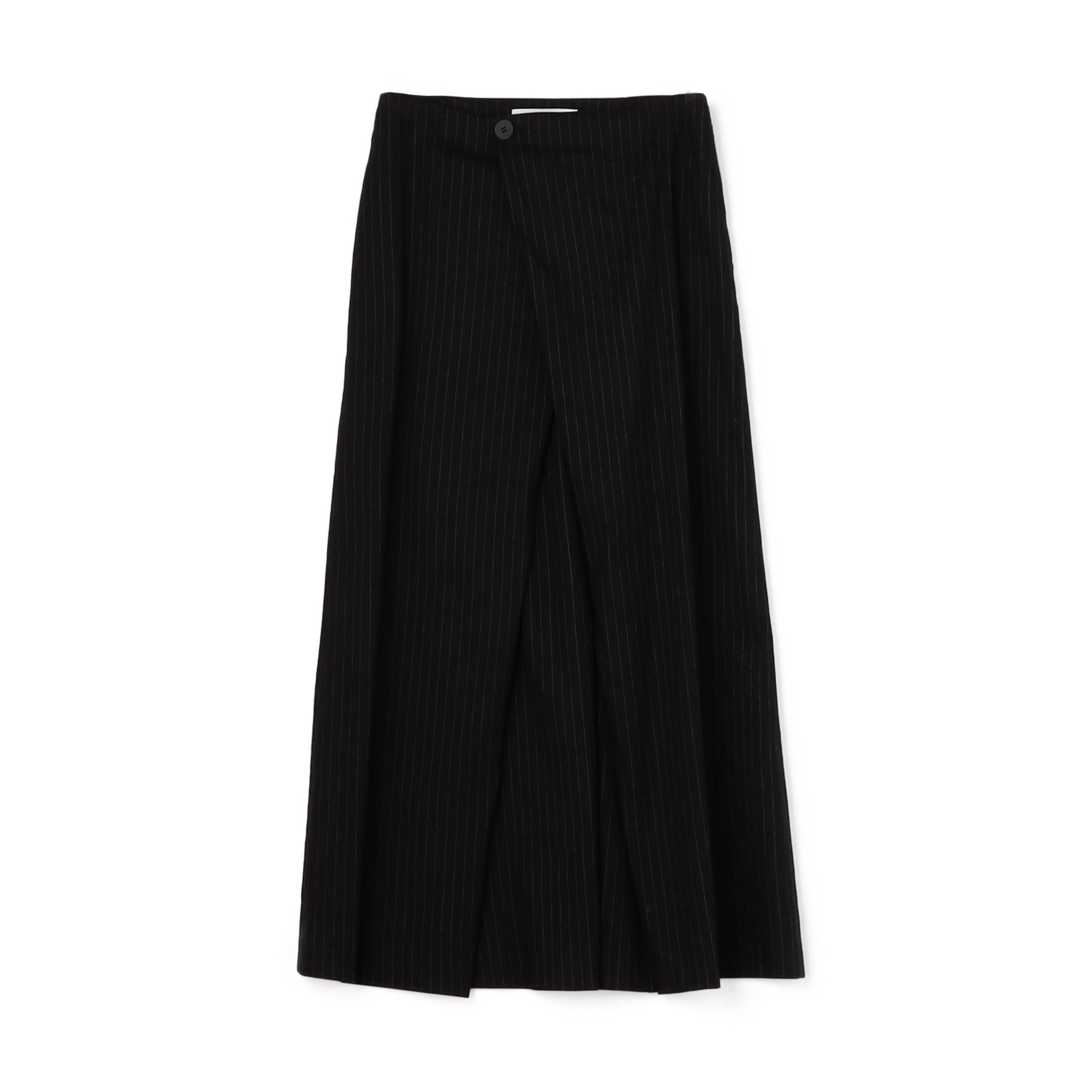リネンストレッチ ラップスカート