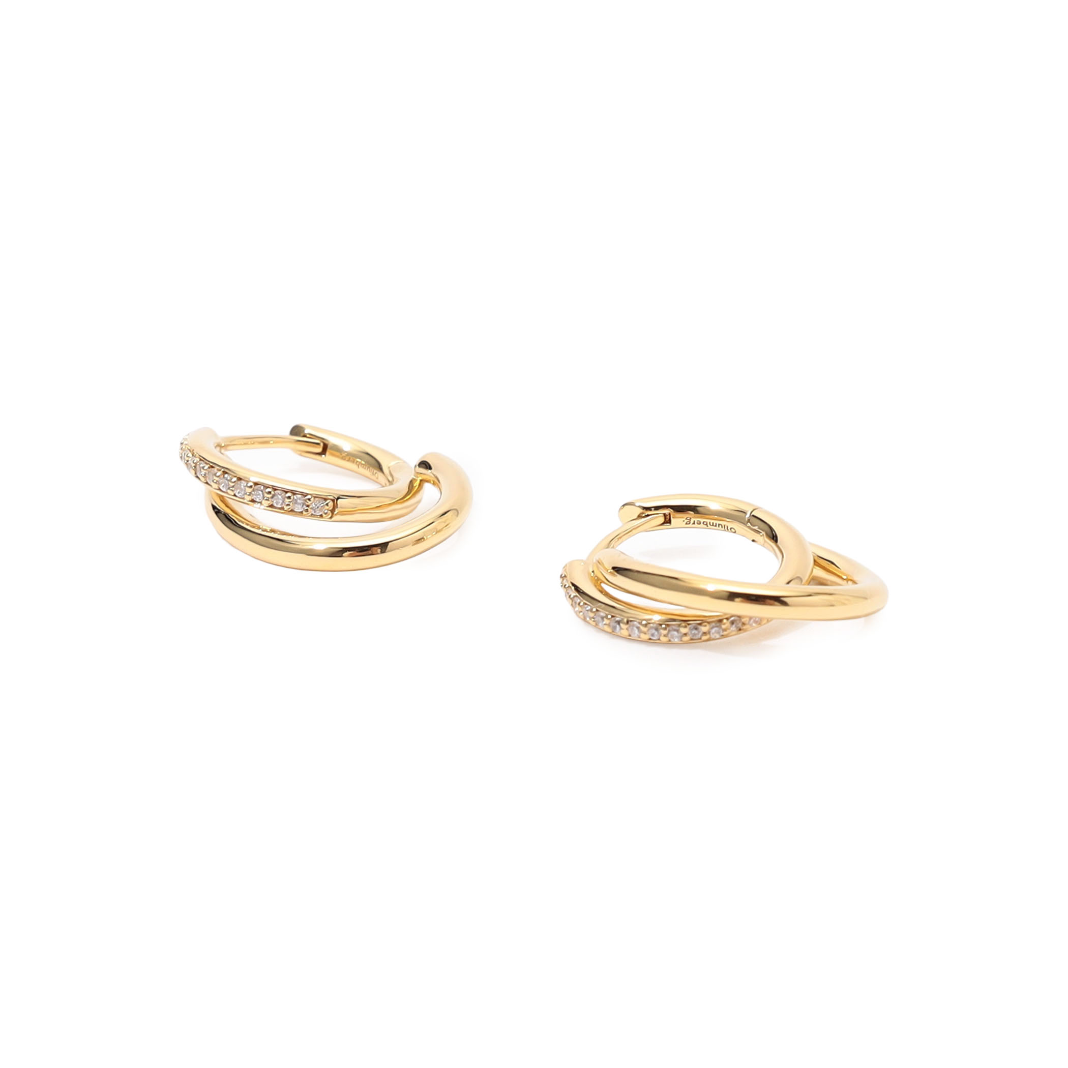 Otiumberg. Small Pave Spiralis ピアス