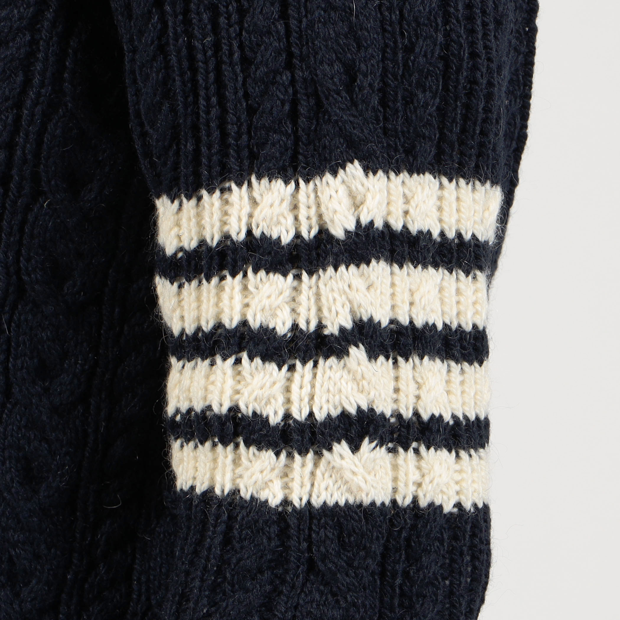 THOM BROWNE 22SS ミックス ポインテール ケーブル カーディガン THOM