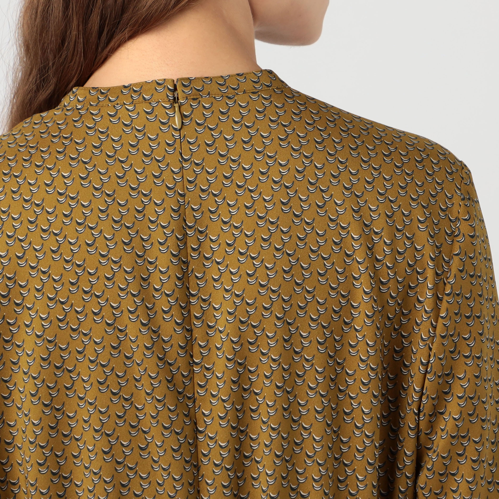 Ballsey クレセントムーンプリント ボウタイワンピース クレセントムーンプリント ボウタイワンピース