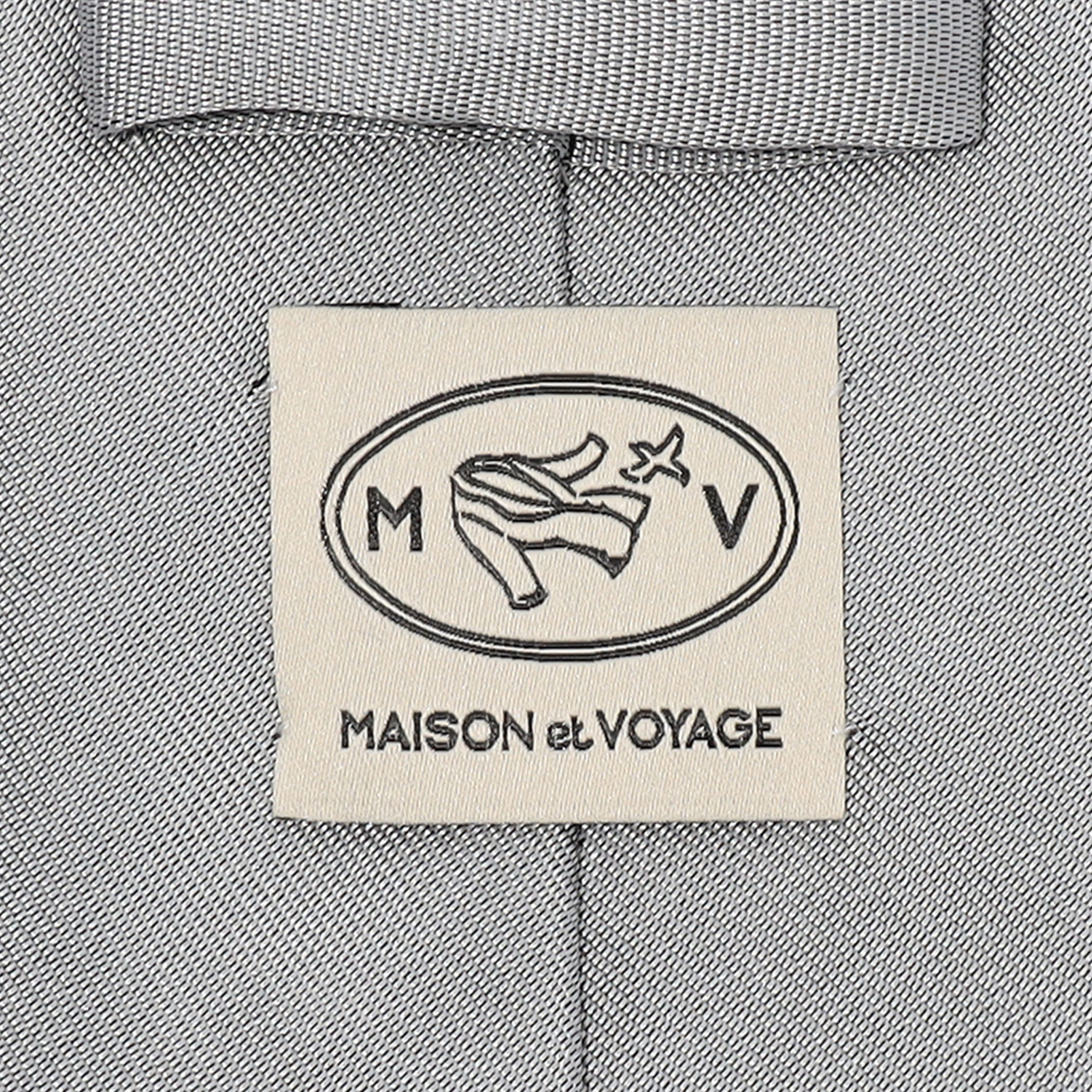 MAISON et VOYAGE シルクグログラン ソリッドタイ