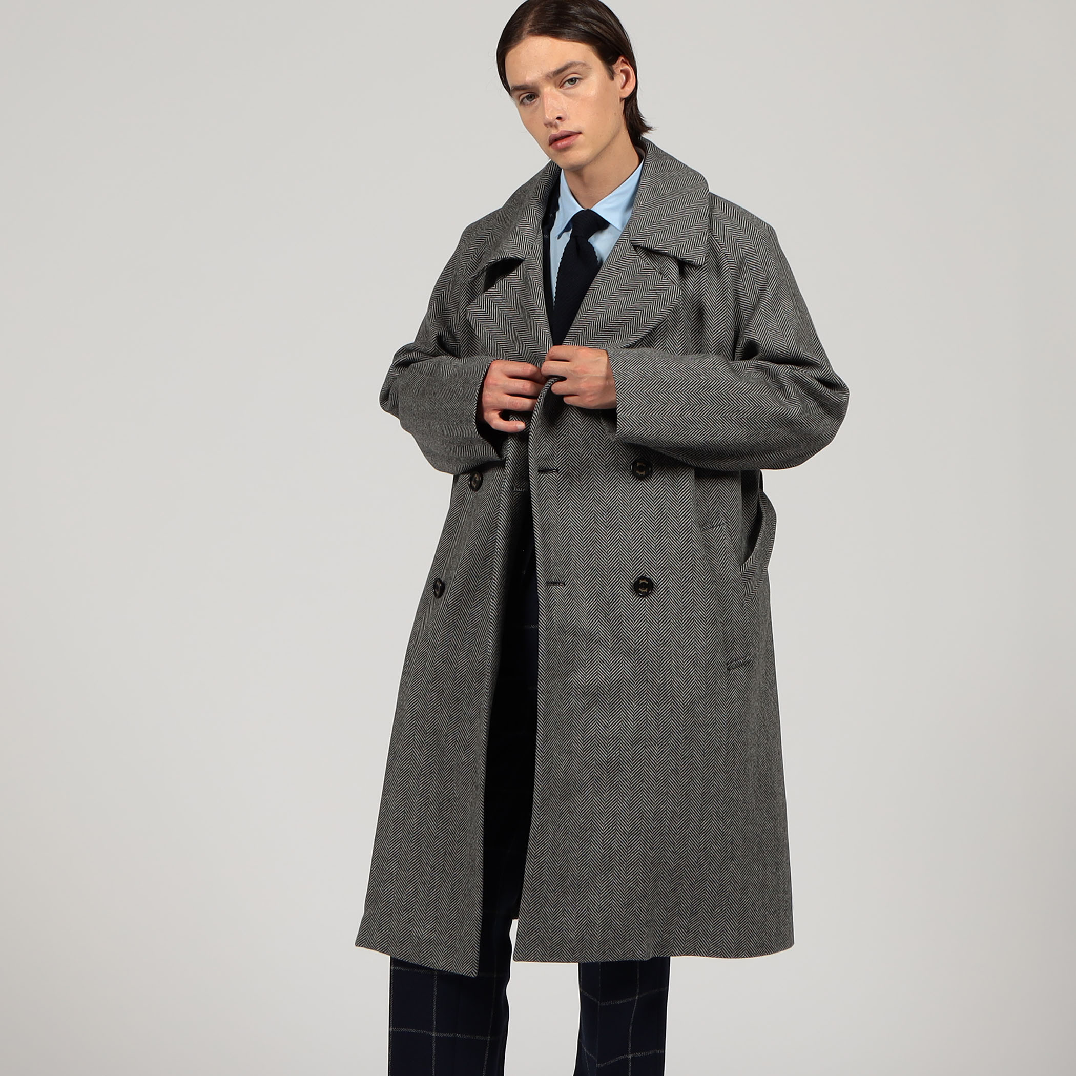 別注】Sealup ウール ベルテッドアルスターコート｜トゥモローランド