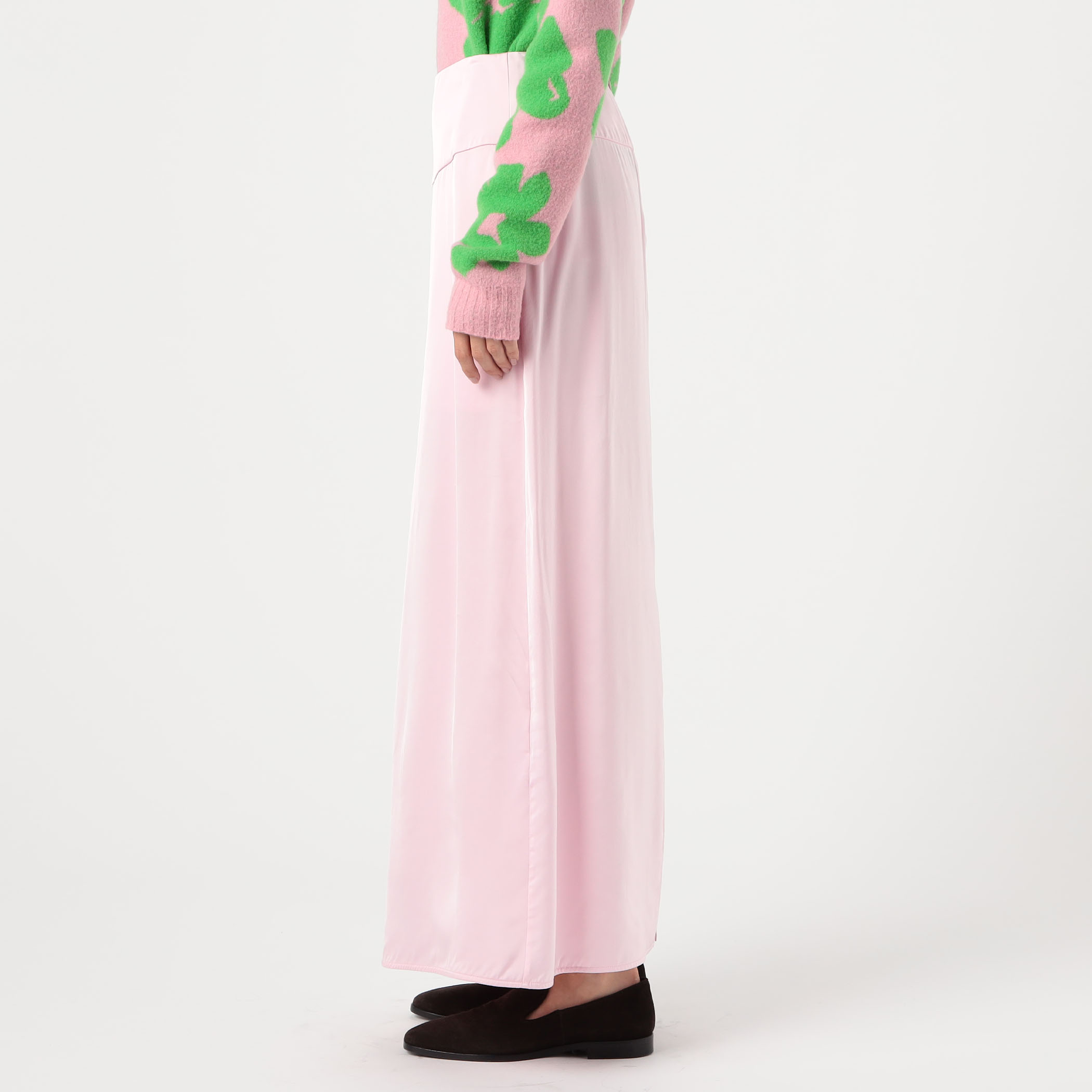 JIL SANDER SKIRT 60 サテンロングスカート｜トゥモローランド