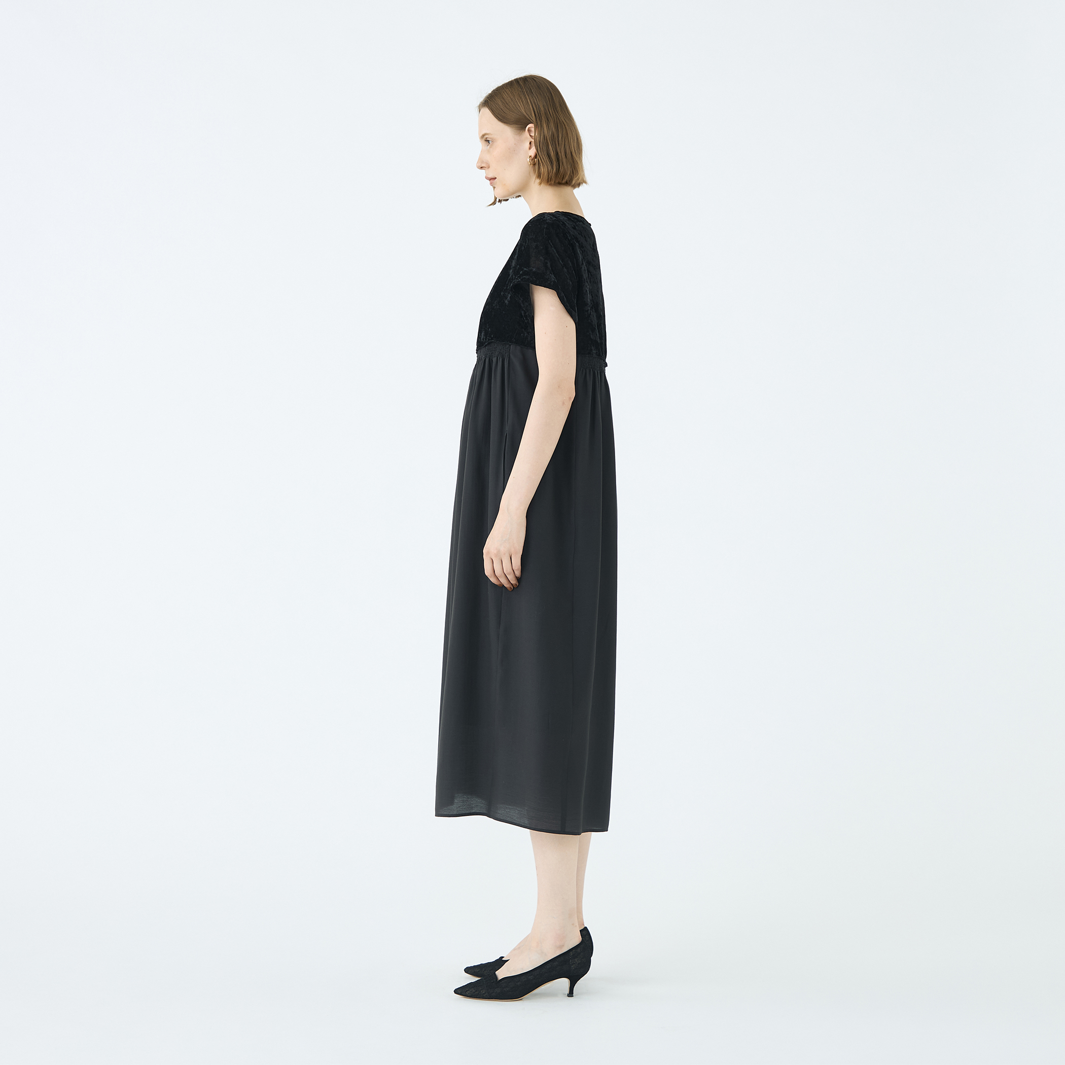 【極美品】トゥモローランド Ballsey コットン ベルテッドワンピース36 極美品】トゥモローランド Ballsey コットン ベルテッド