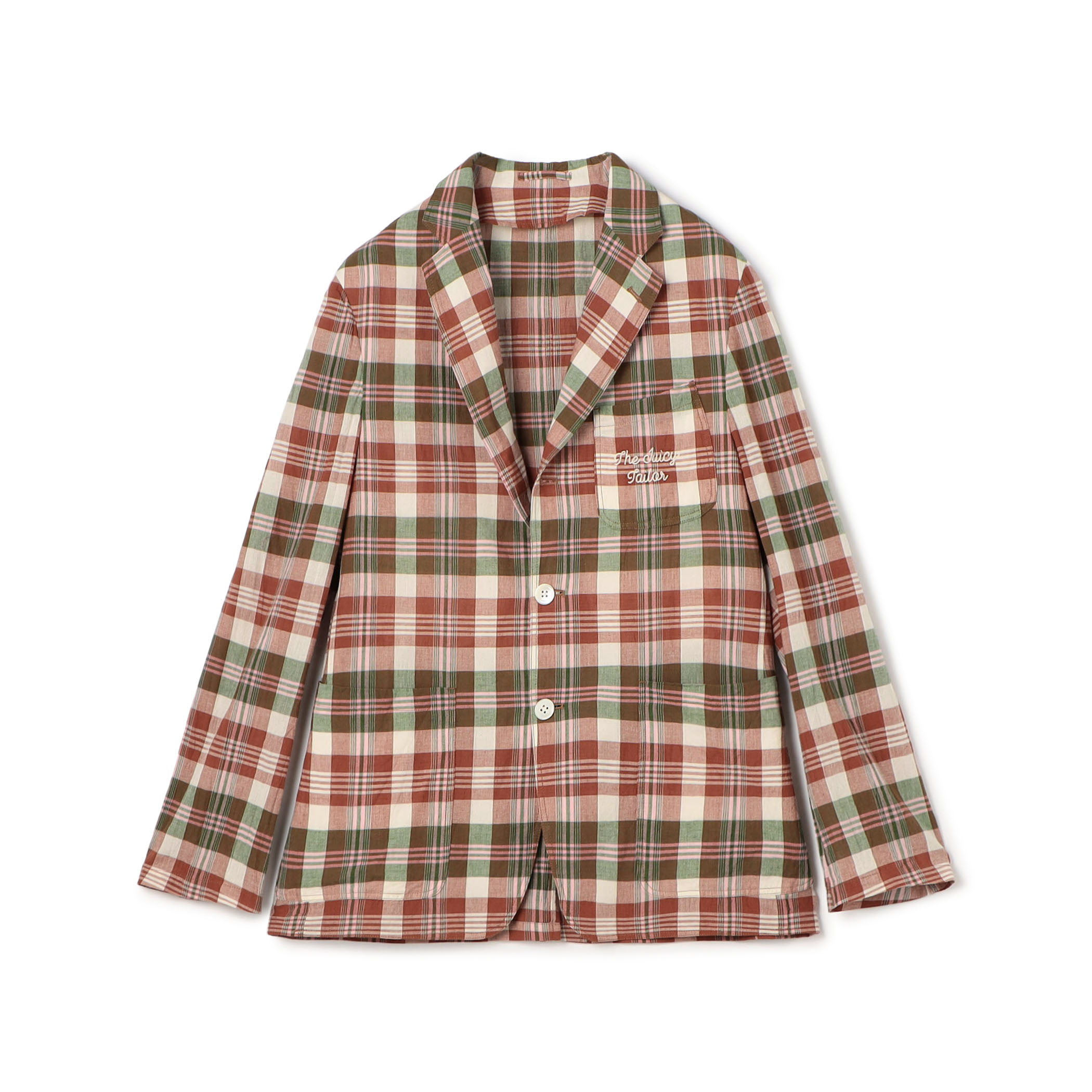 Mai Tai by MAISON et VOYAGE コットン インドマドラス シャツジャケット