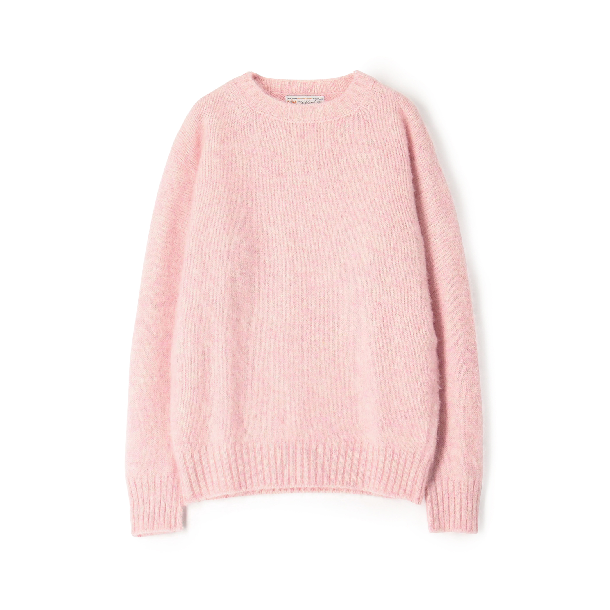 SHETLAND WOOLLEN Co. CREW NECK PULLOVER