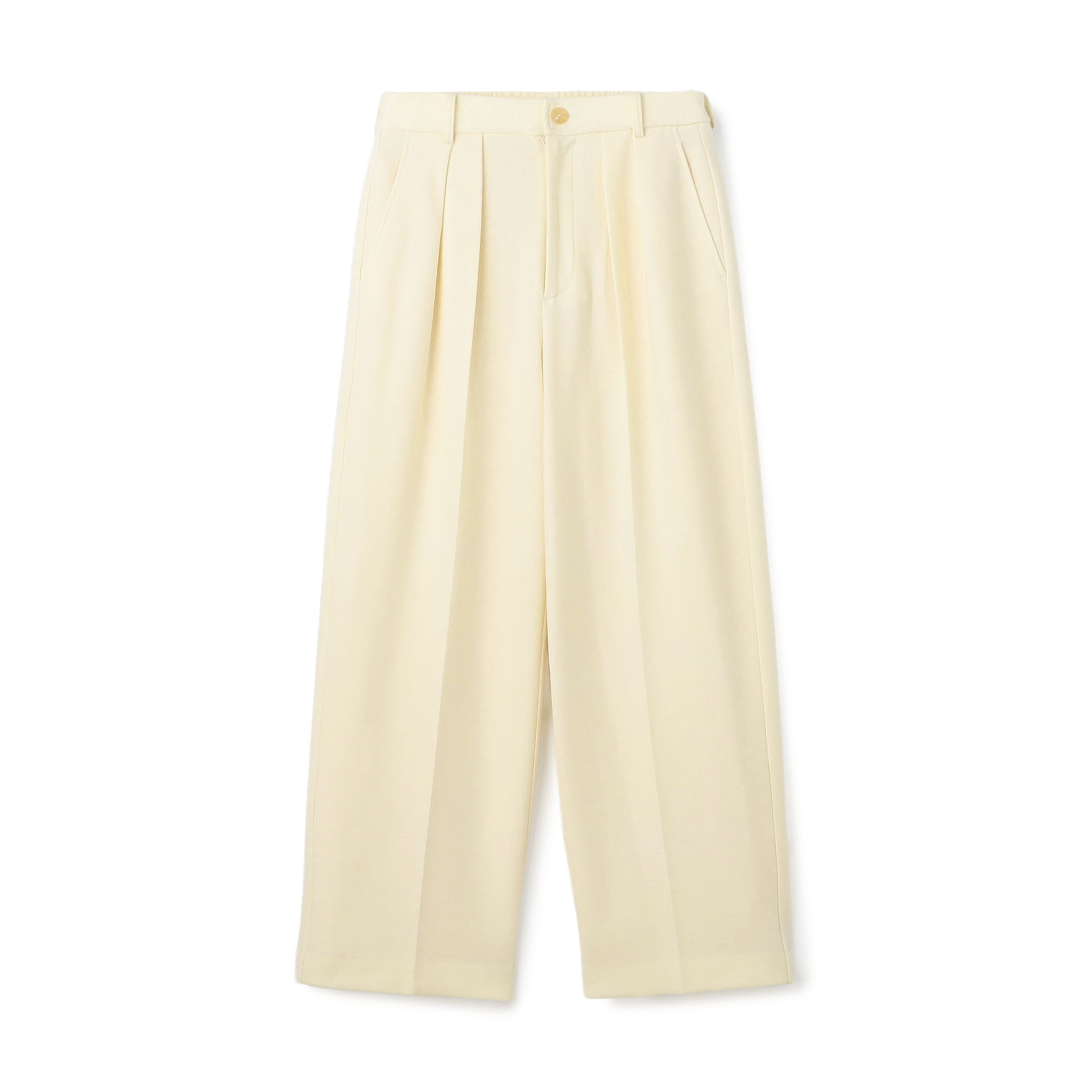 【WEB先行予約】ウールミルドスムース 2タックパンツ