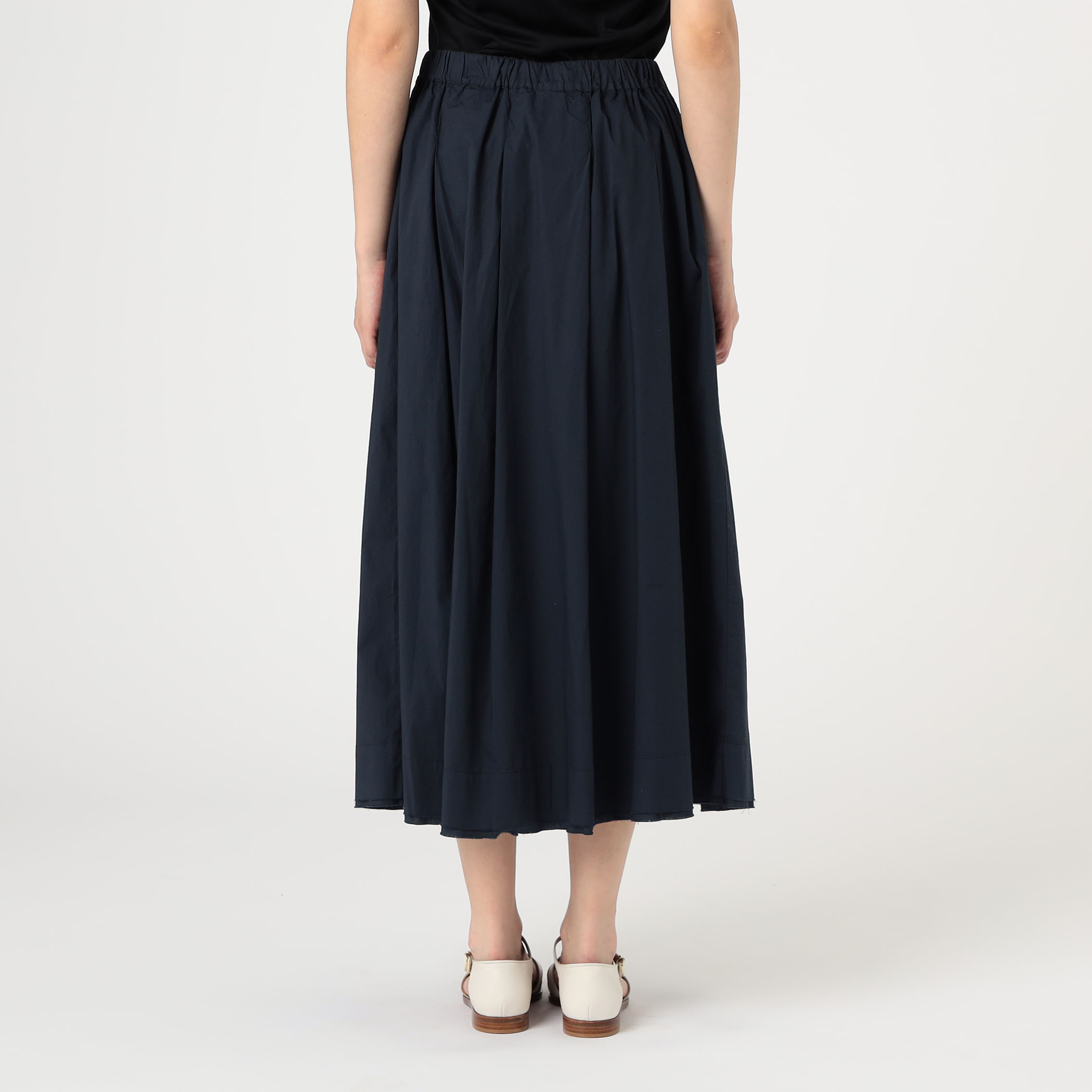KristenseN DU NORD コットンストレッチ ギャザースカート