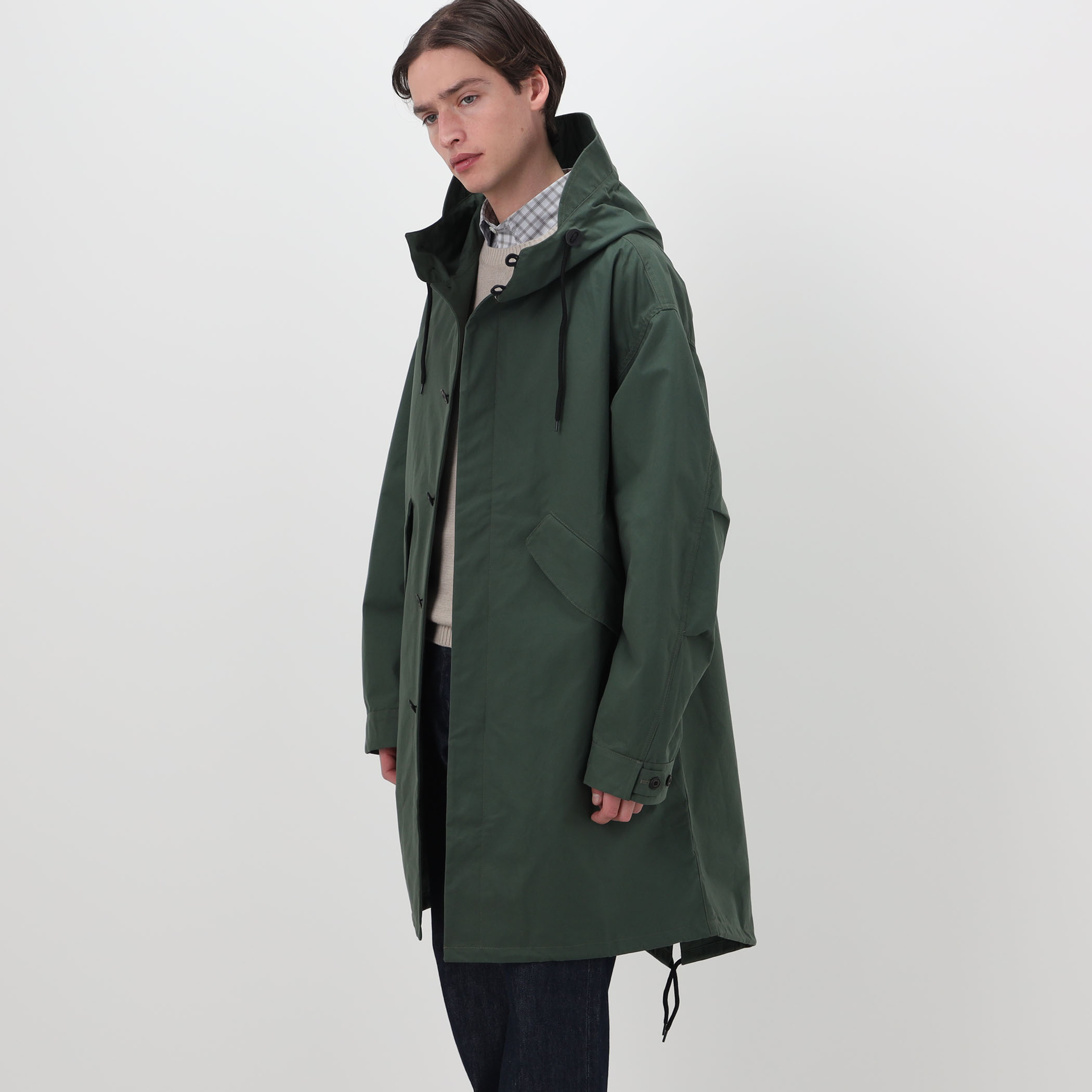 sanca ミリタリーコート EASTMOND APPAREL ドライワックスコットン ミリタリーコート
