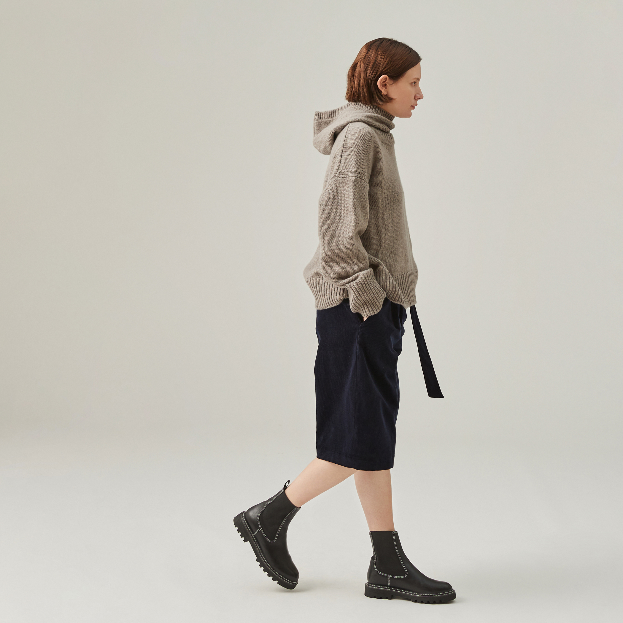 極美品✨スローブイエナ ファインウール スヌード リブニットポンチョ2023AW ファインウール フードスヌード|トゥモローランド 公式通販