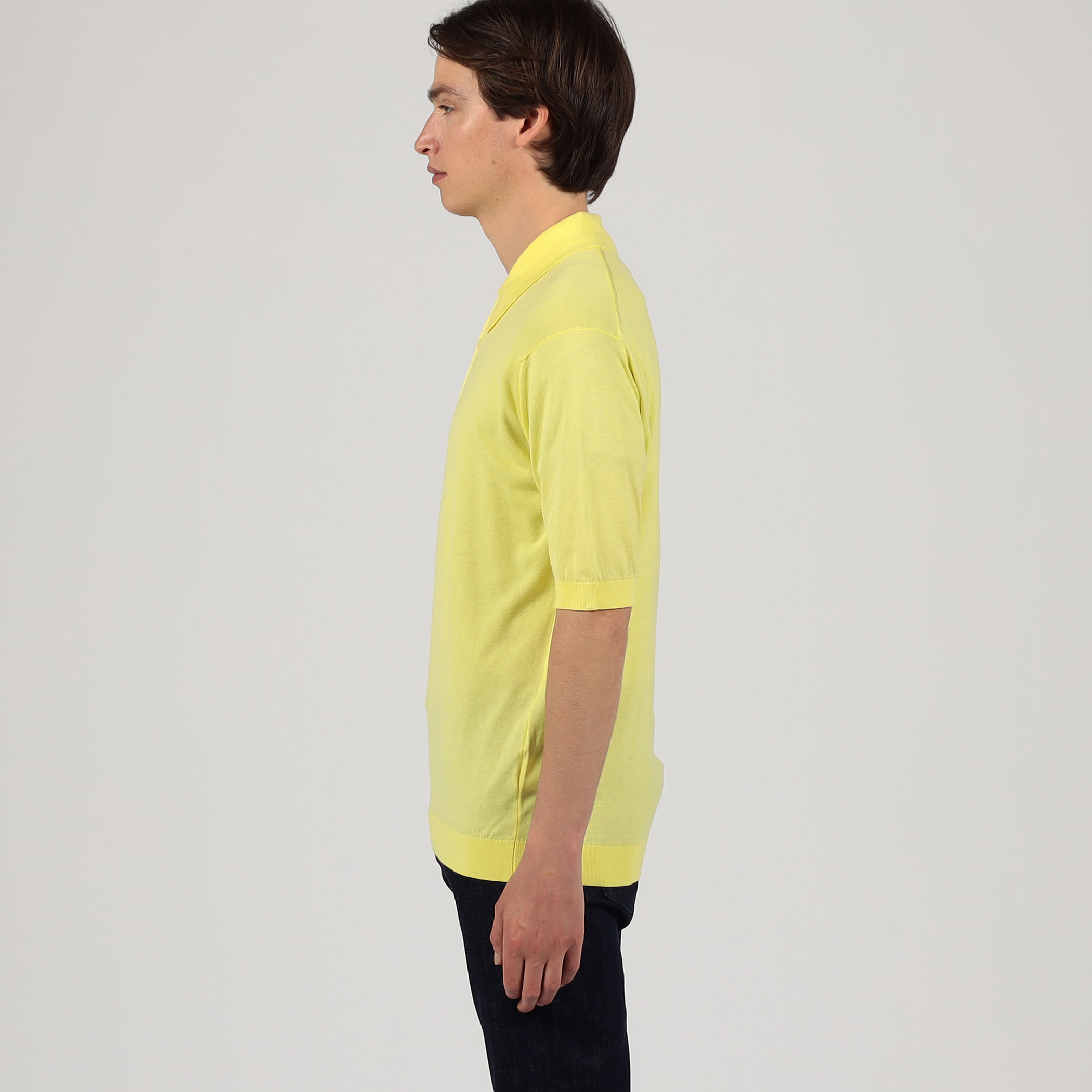 JOHN SMEDLEY ISIS コットン ポロカラーニット